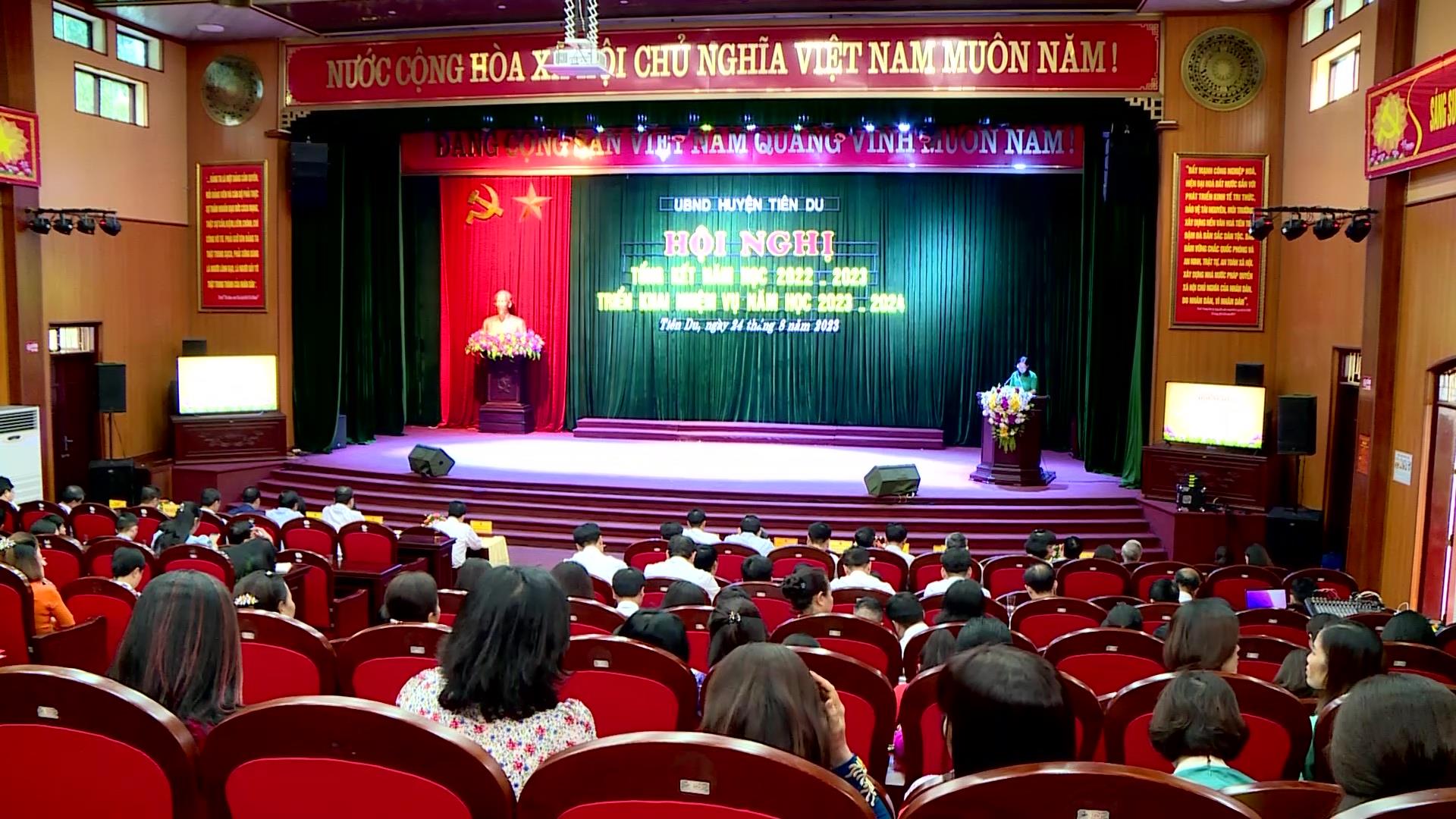 Tiên Du triển khai nhiệm vụ năm học 2023-2024 