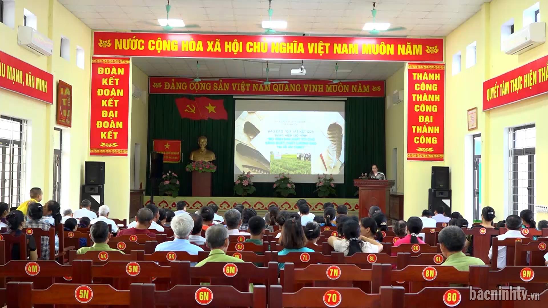 Lương Tài tập huấn truy xuất nguồn gốc tỏi An Thịnh