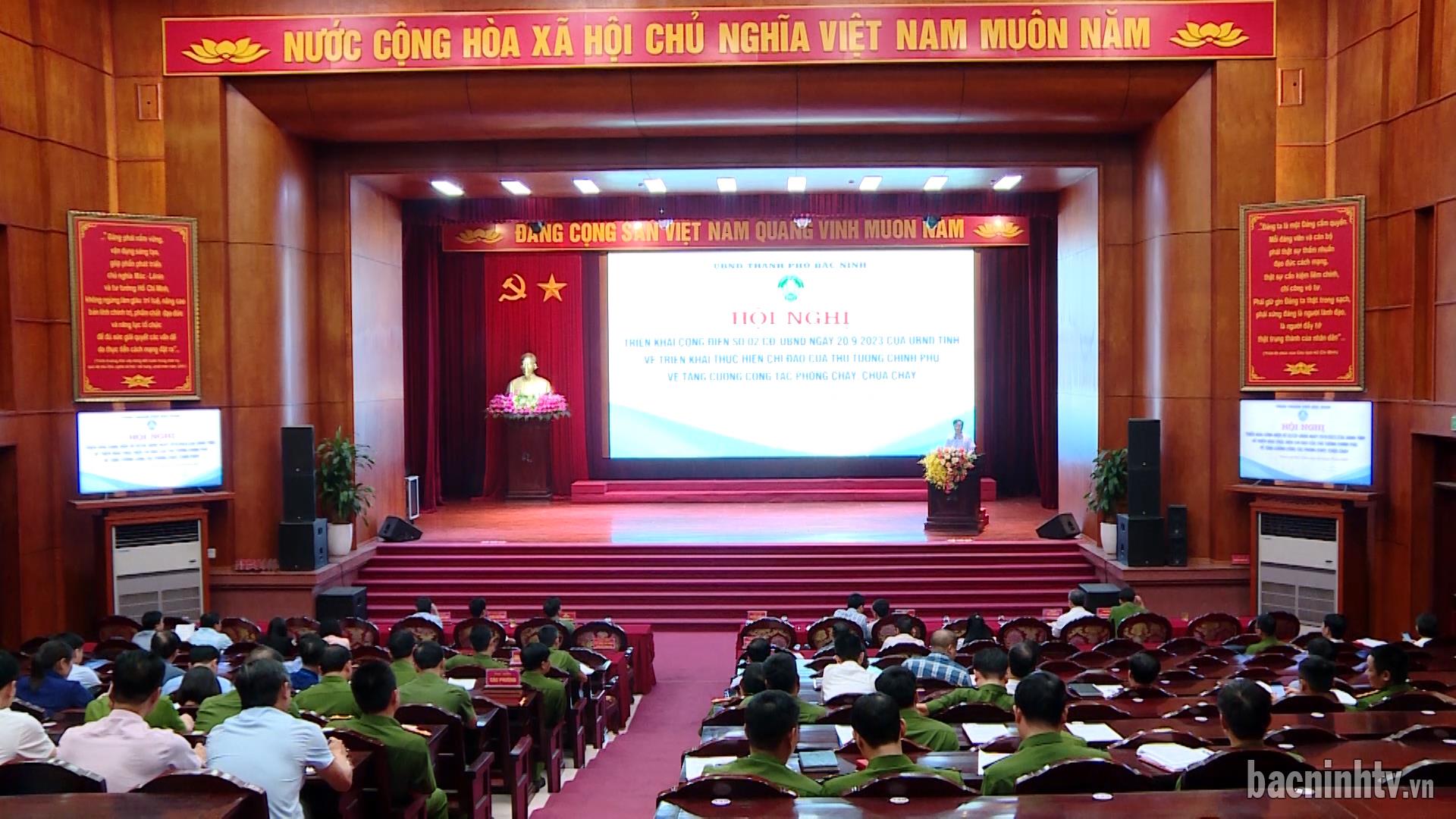 TP.Bắc Ninh triển khai Công điện của UBND tỉnh về PCCC