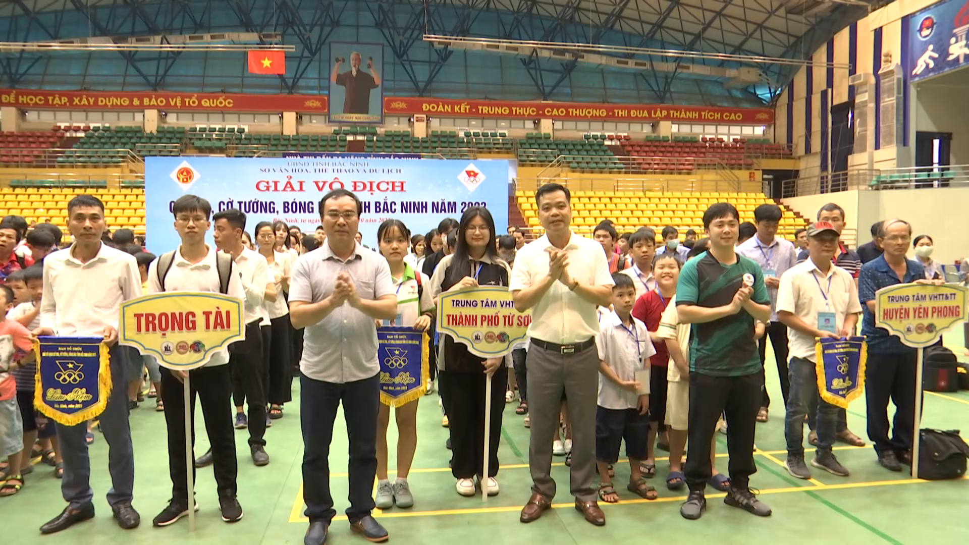 Khai mạc Giải vô địch cờ vua, cờ tướng, bóng bàn toàn tỉnh