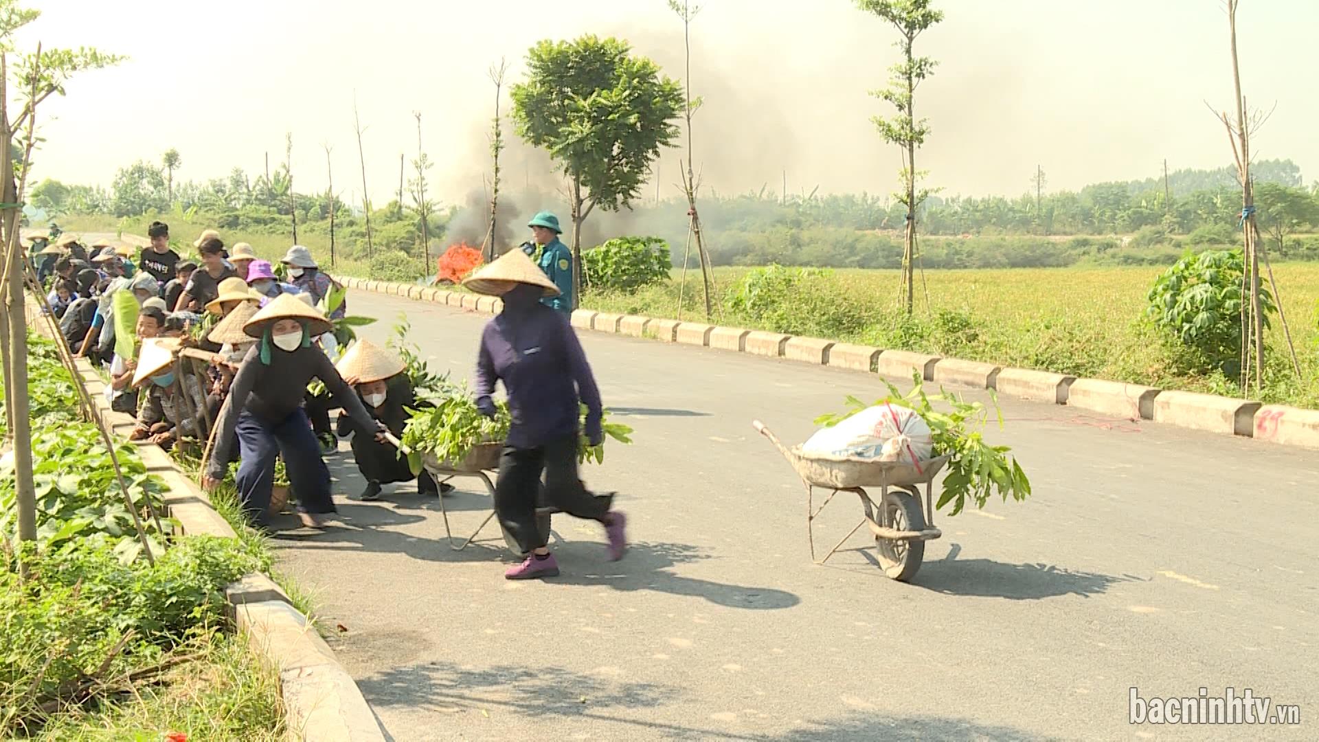 Diễn tập chiến đấu phòng thủ phường Phượng Mao, thị xã Quế Võ năm 2023