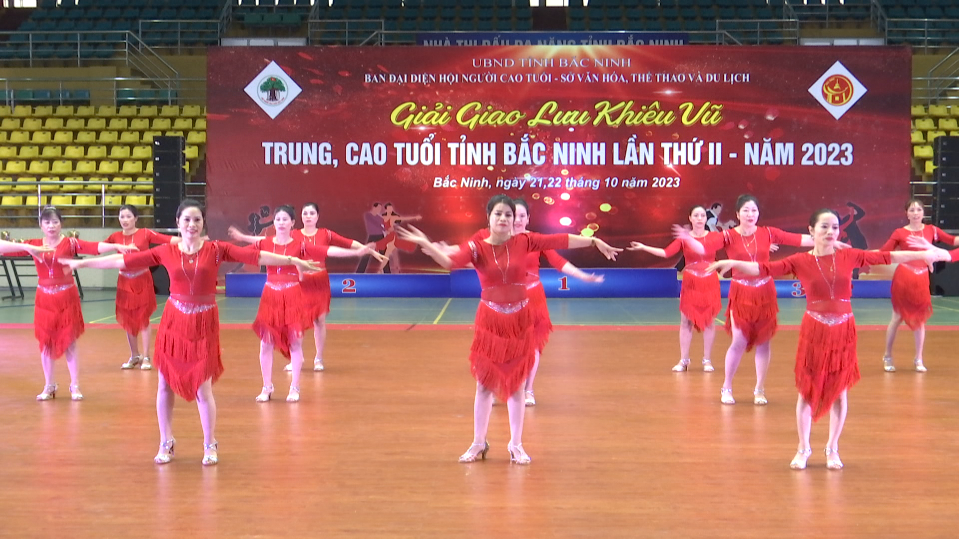 Khai mạc Giải khiêu vũ trung, cao tuổi tỉnh Bắc Ninh lần thứ 2 năm 2023