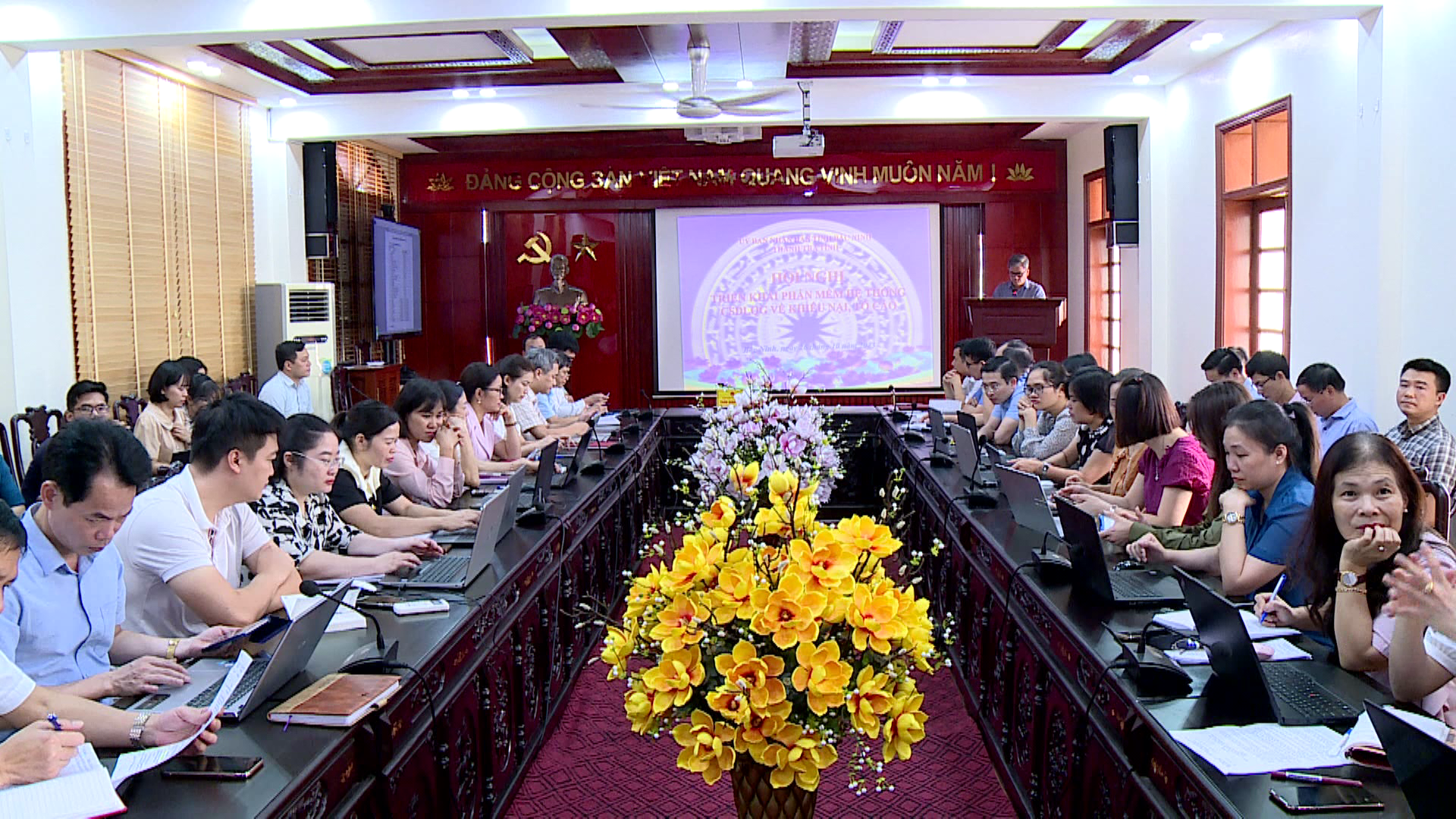 Triển khai phần mềm hệ thống cơ sở dự liệu quốc gia về khiếu nại, tố cáo