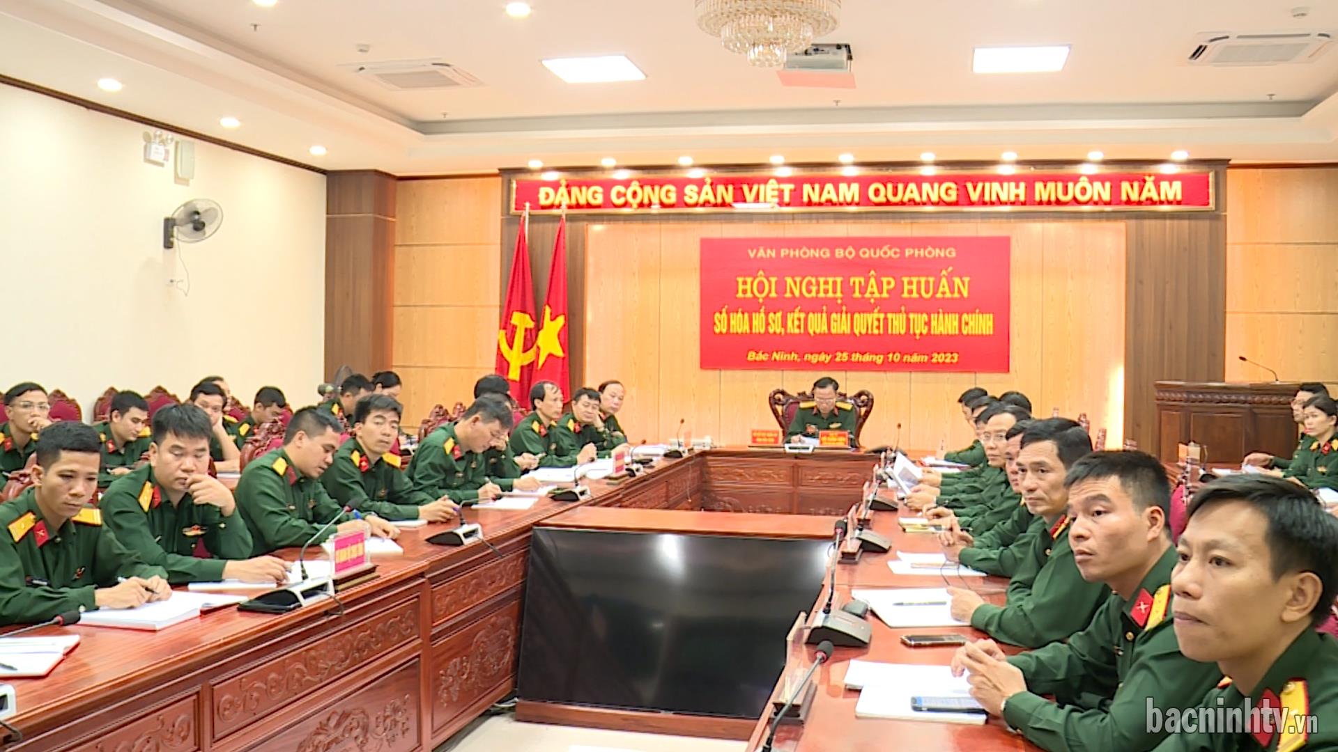 Bộ Quốc phòng tổ chức Hội nghị tập huấn số hóa hồ sơ