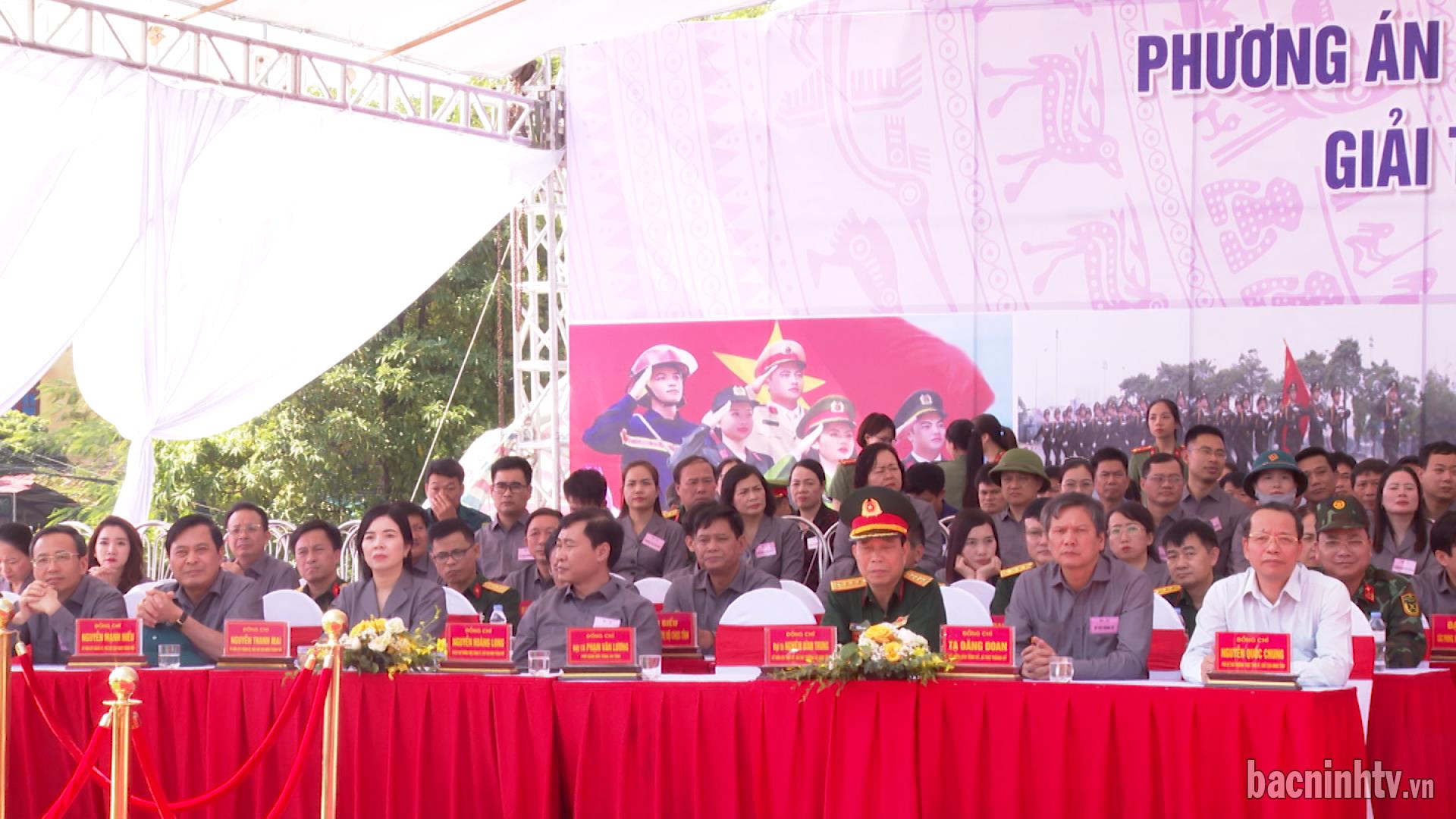 Ngày thứ nhất tổng duyệt diễn tập KVPT thành phố Bắc Ninh năm 2023