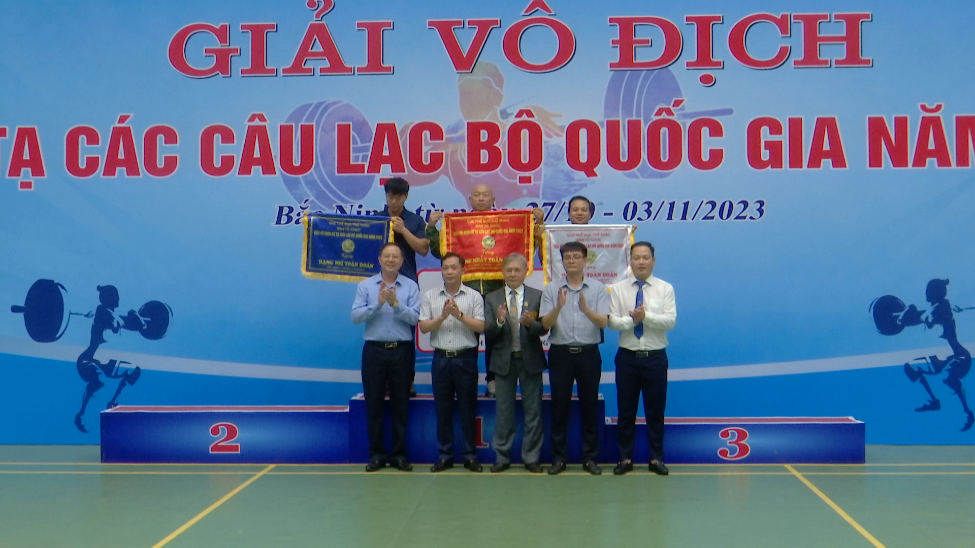 Bắc Ninh đứng thứ Nhì toàn đoàn Giải vô địch Cử tạ các CLB quốc gia 2023