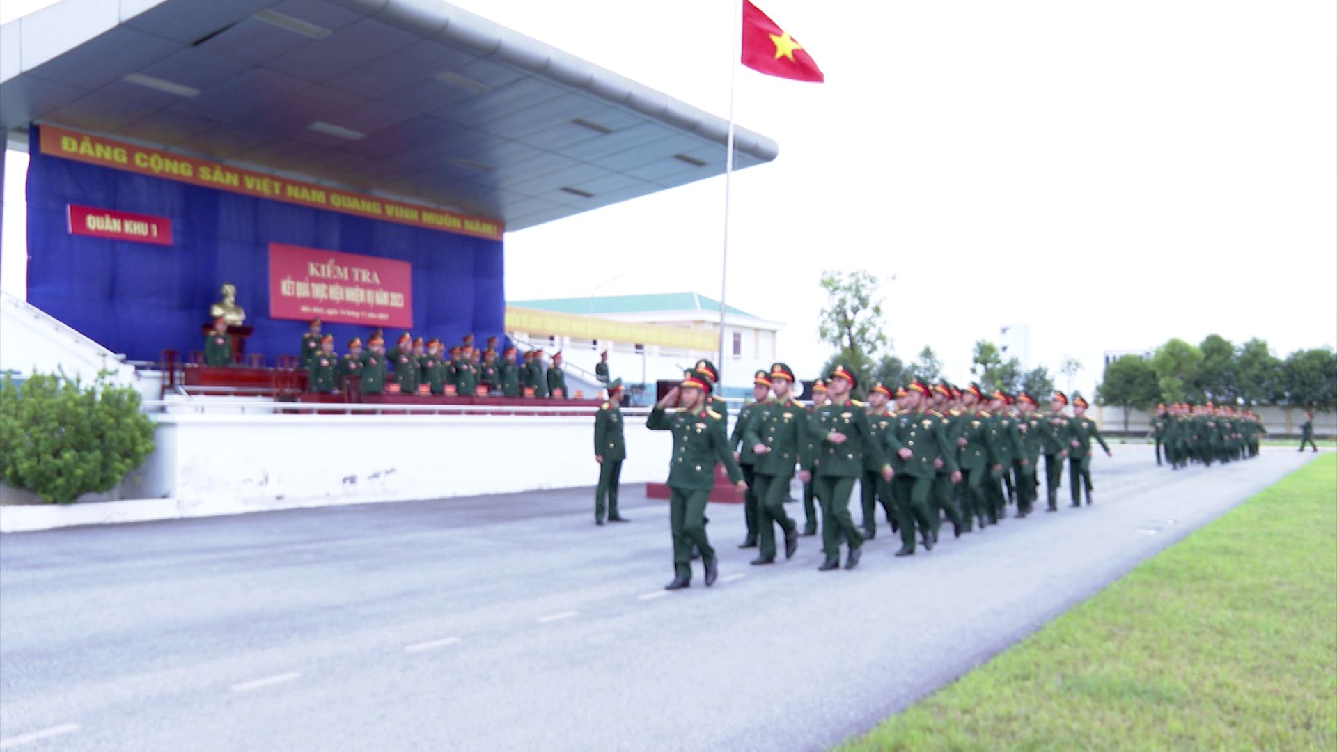 Quân khu 1 kiểm tra kết quả thực hiện nhiệm vụ năm 2023