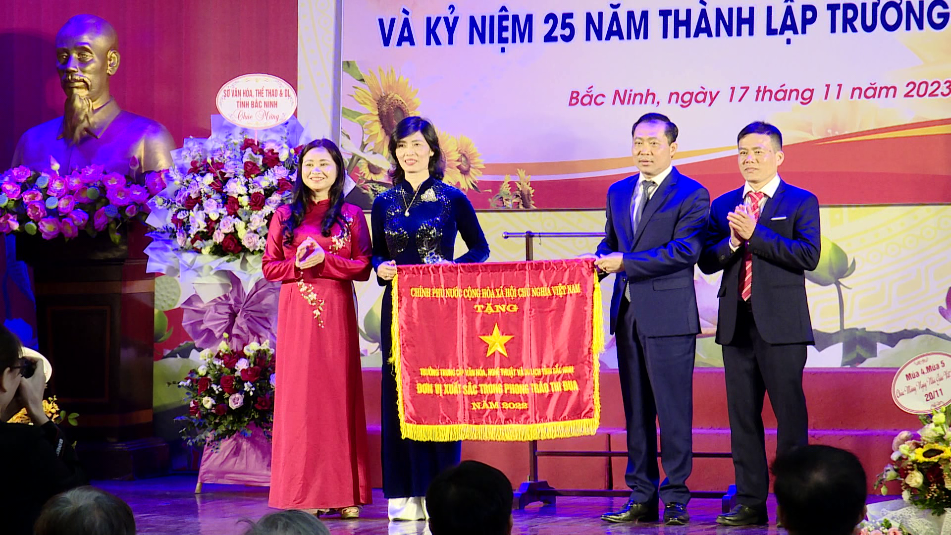 Lễ khai giảng năm học 2023-2024 và kỷ niệm 25 năm thành lập Trường Trung cấp Văn hoá, Nghệ thuật và Du lịch Bắc Ninh