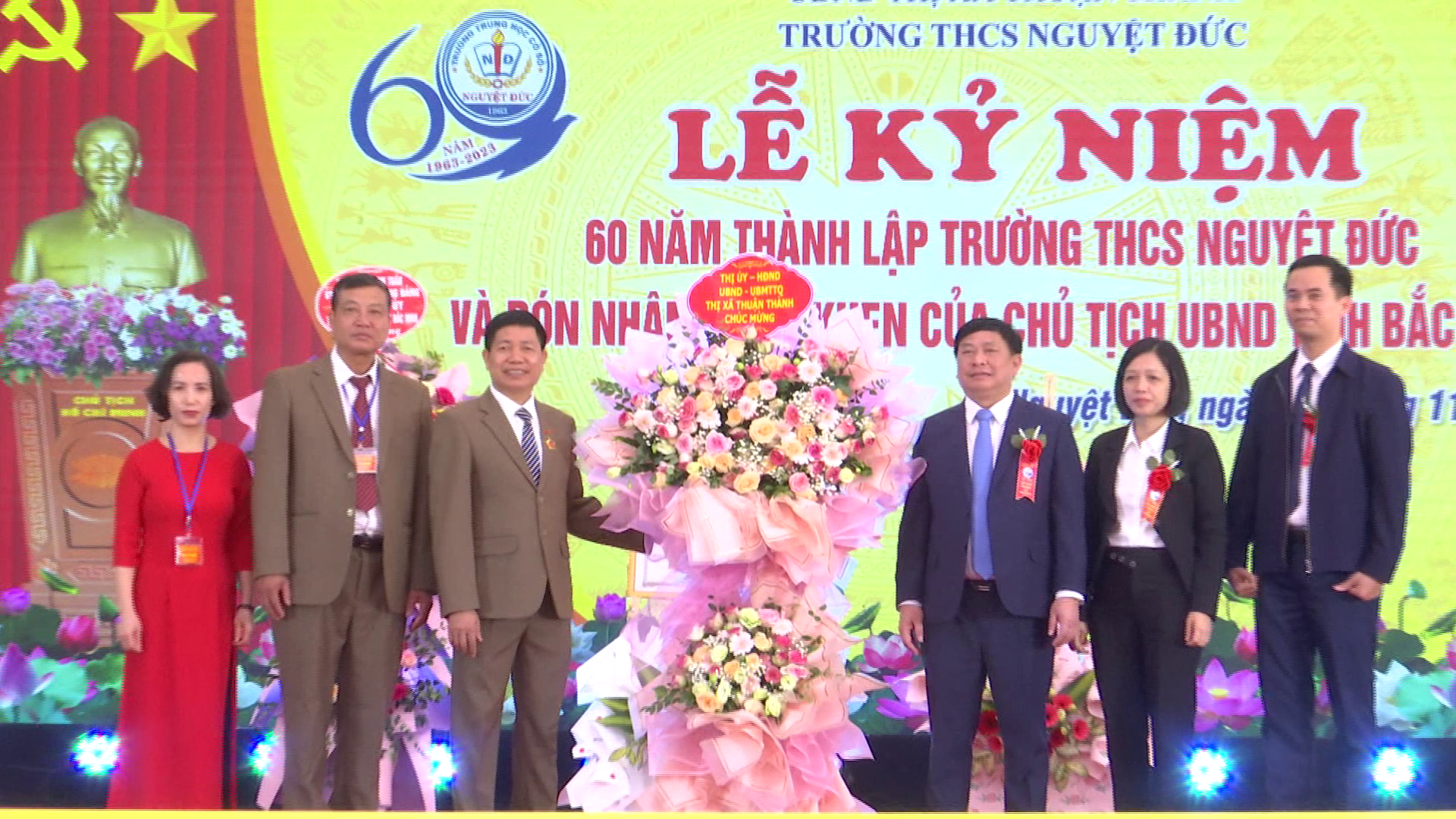 Trường THCS Nguyệt Đức kỷ niệm 60 năm thành lập