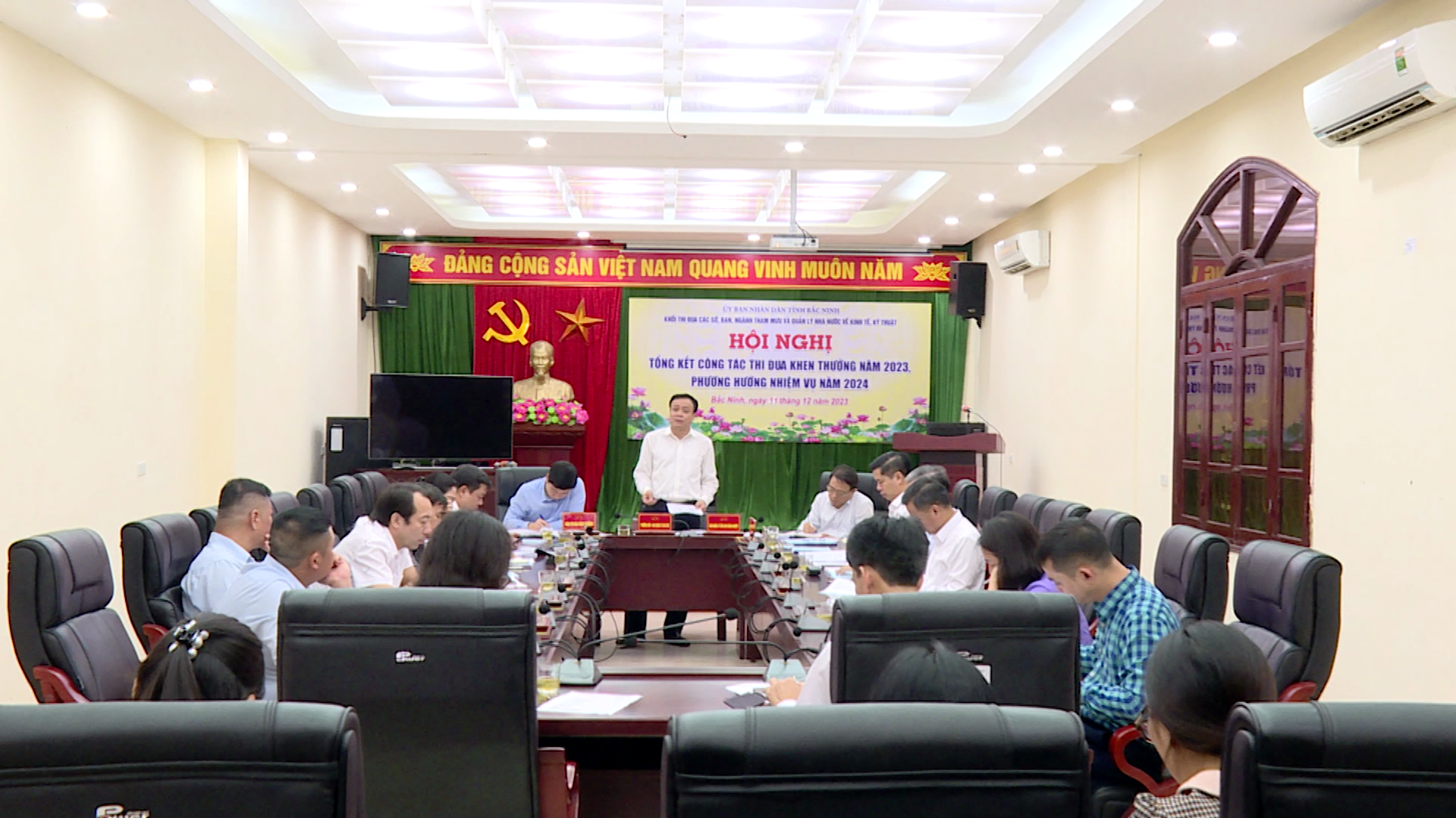 Khối thi đua các Sở, ban, ngành tham mưu và quản lý Nhà nước về kinh tế, kỹ thuật triển khai nhiệm vụ năm 2024