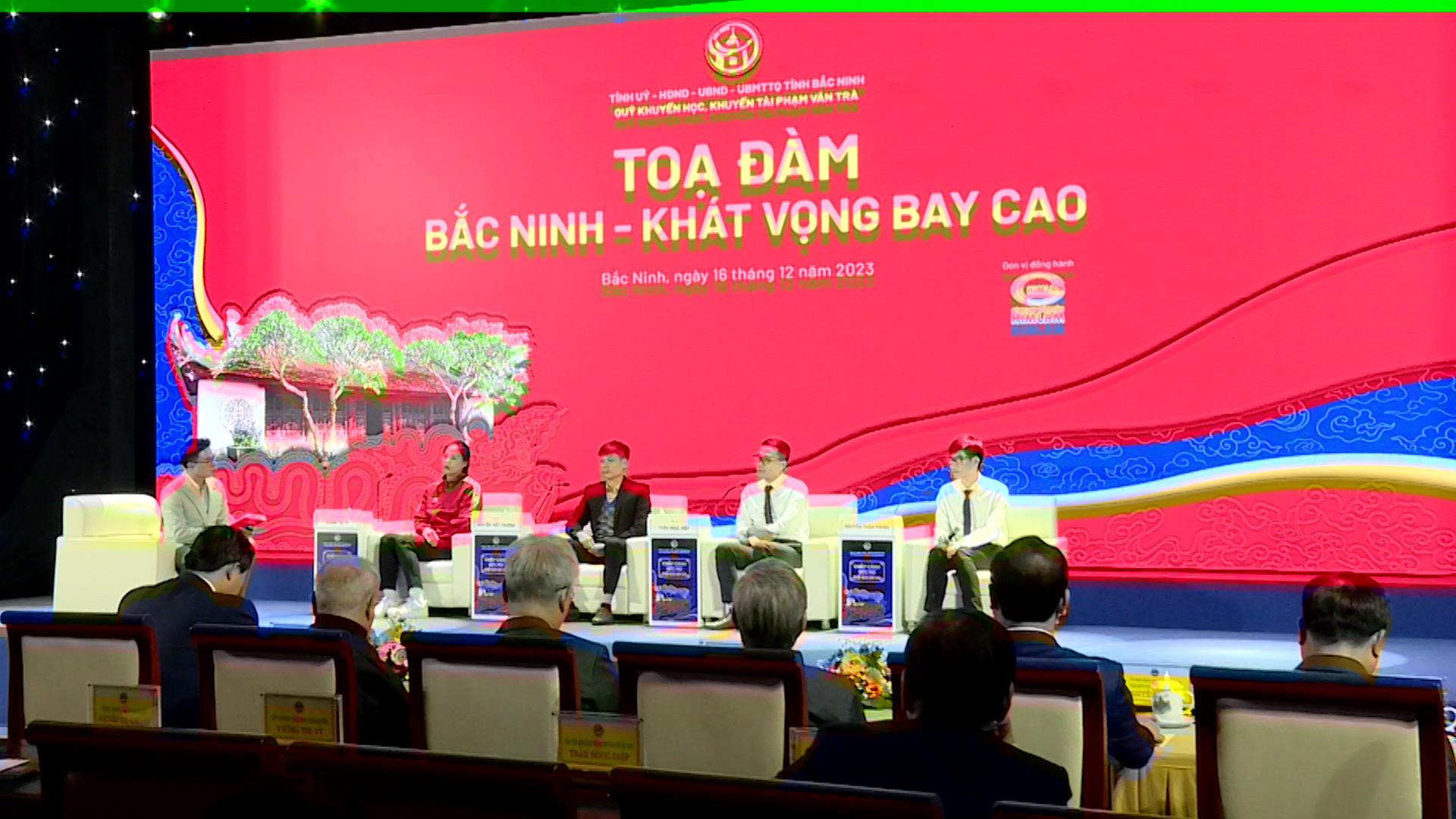 Tọa đàm “Bắc Ninh – Khát vọng bay cao”