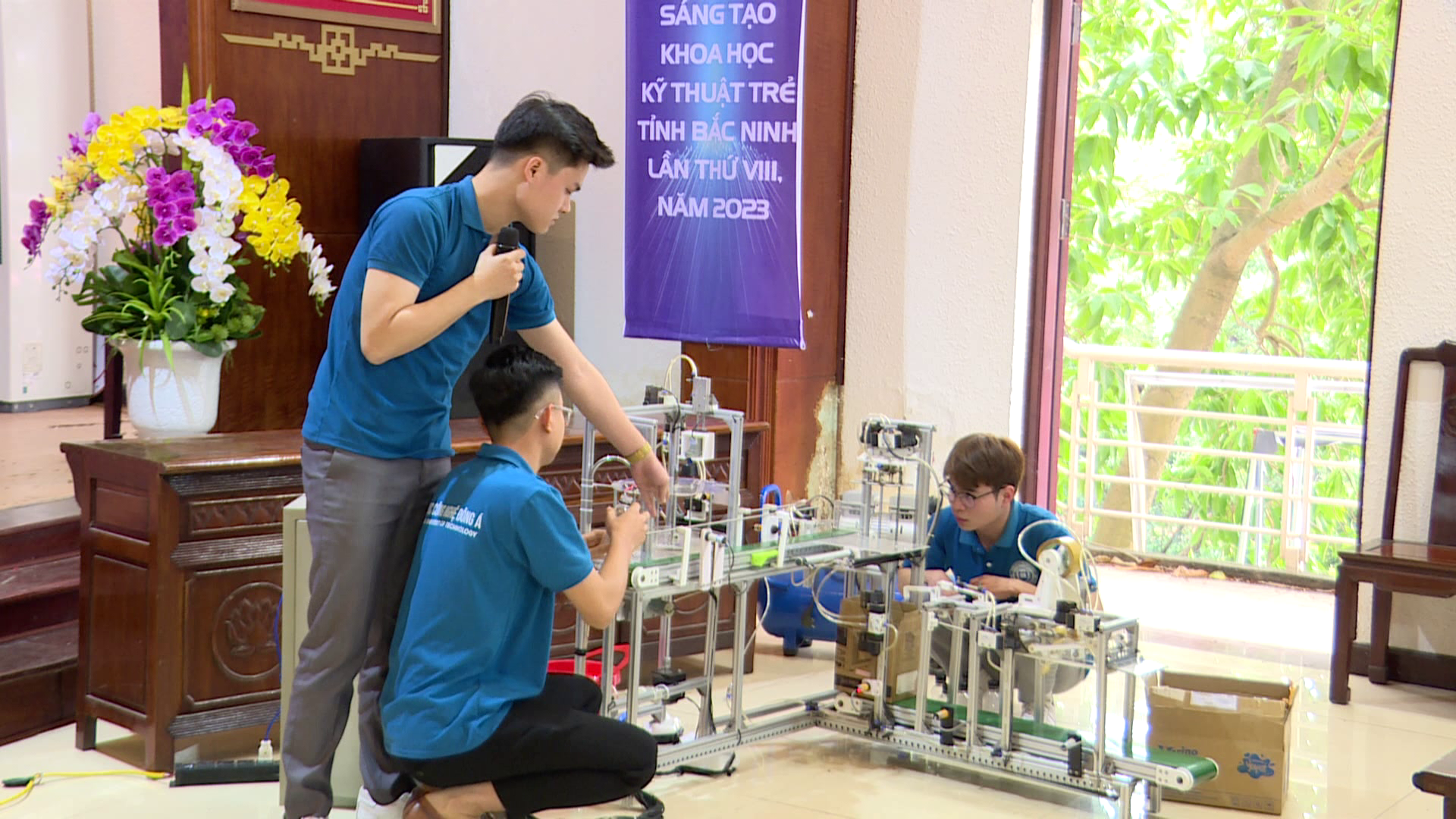 Chung kết Liên hoan Sáng tạo khoa học kỹ thuật trẻ tỉnh lần thứ VIII