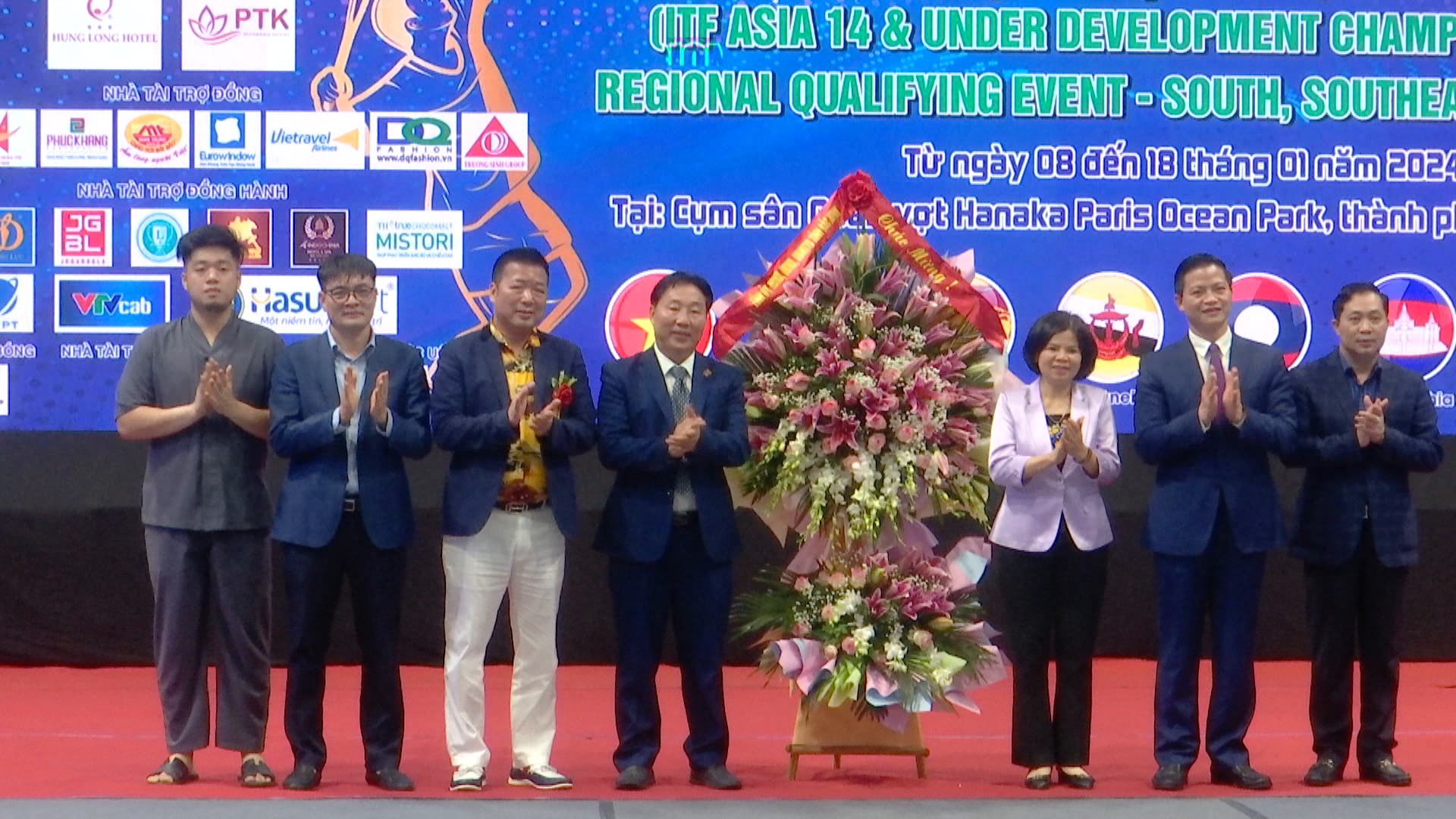 Khai mạc Giải Quần vợt vô địch U14 ITF Châu Á