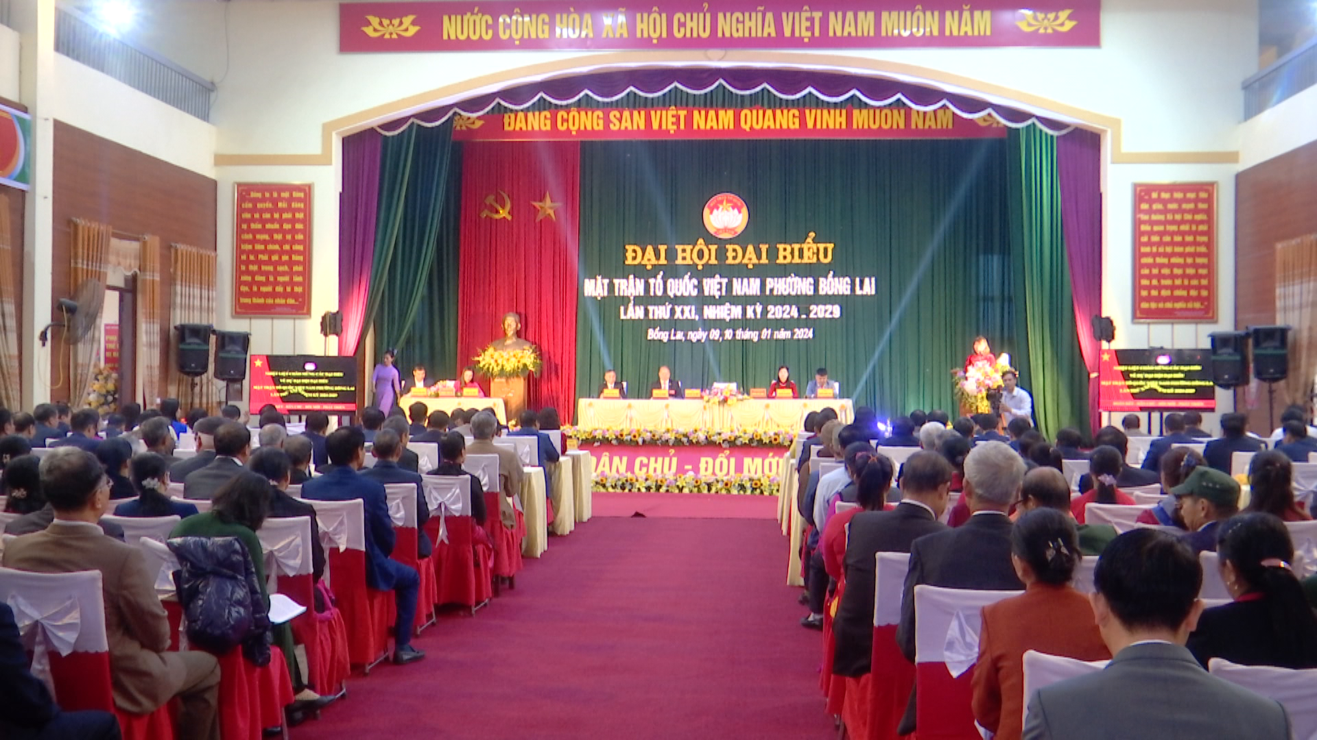 Đại hội điểm Mặt trận Tổ quốc cấp cơ sở đầu tiên của tỉnh