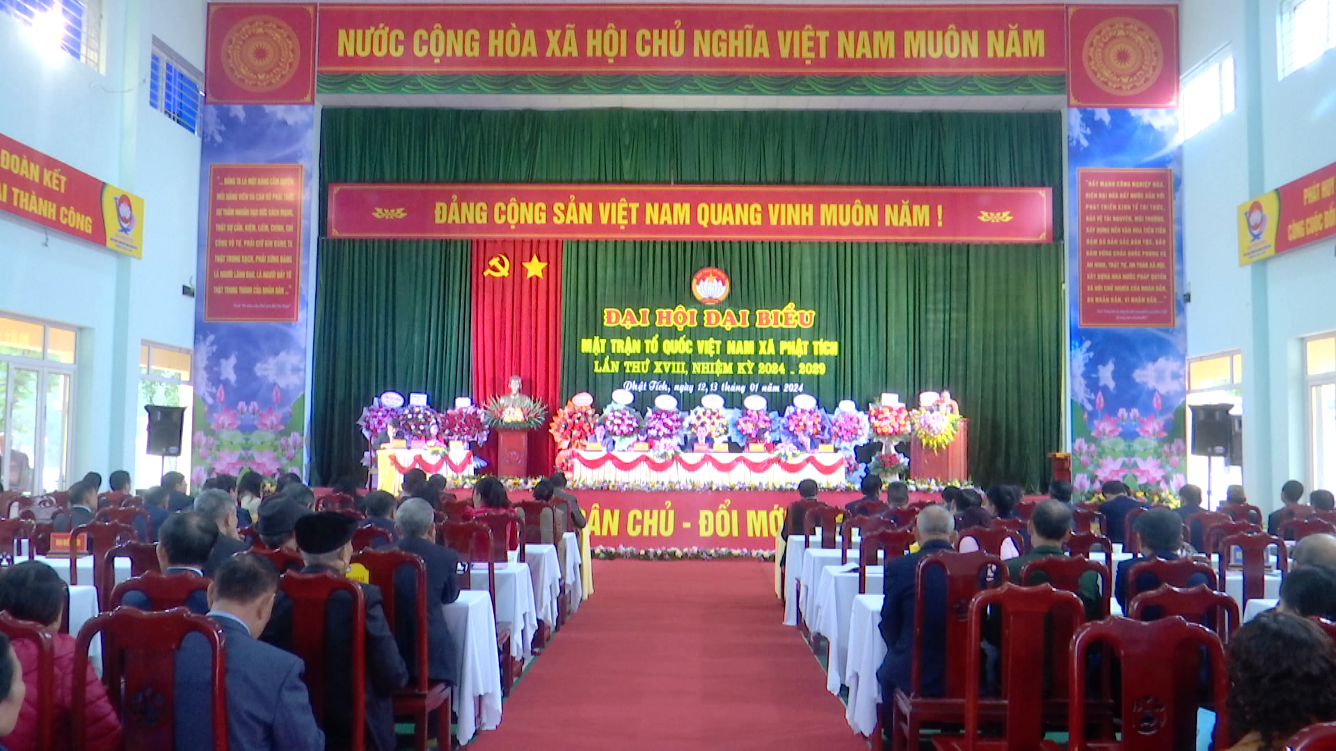 Đại hội điểm MTTQ xã Phật Tích, huyện Tiên Du nhiệm kỳ 2024-2029