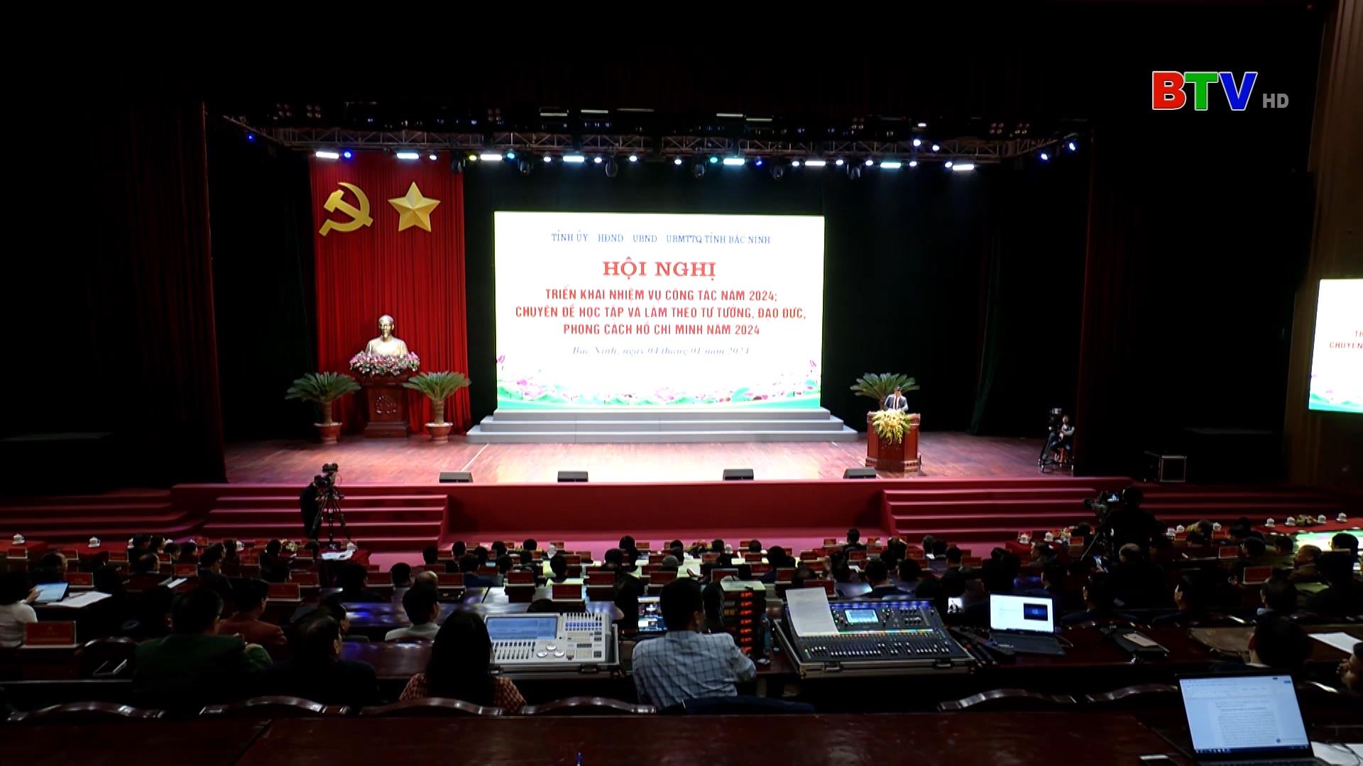 TỈNH ỦY BẮC NINH TRIỂN KHAI CHUYÊN ĐỀ HỒ CHÍ MINH NĂM 2024