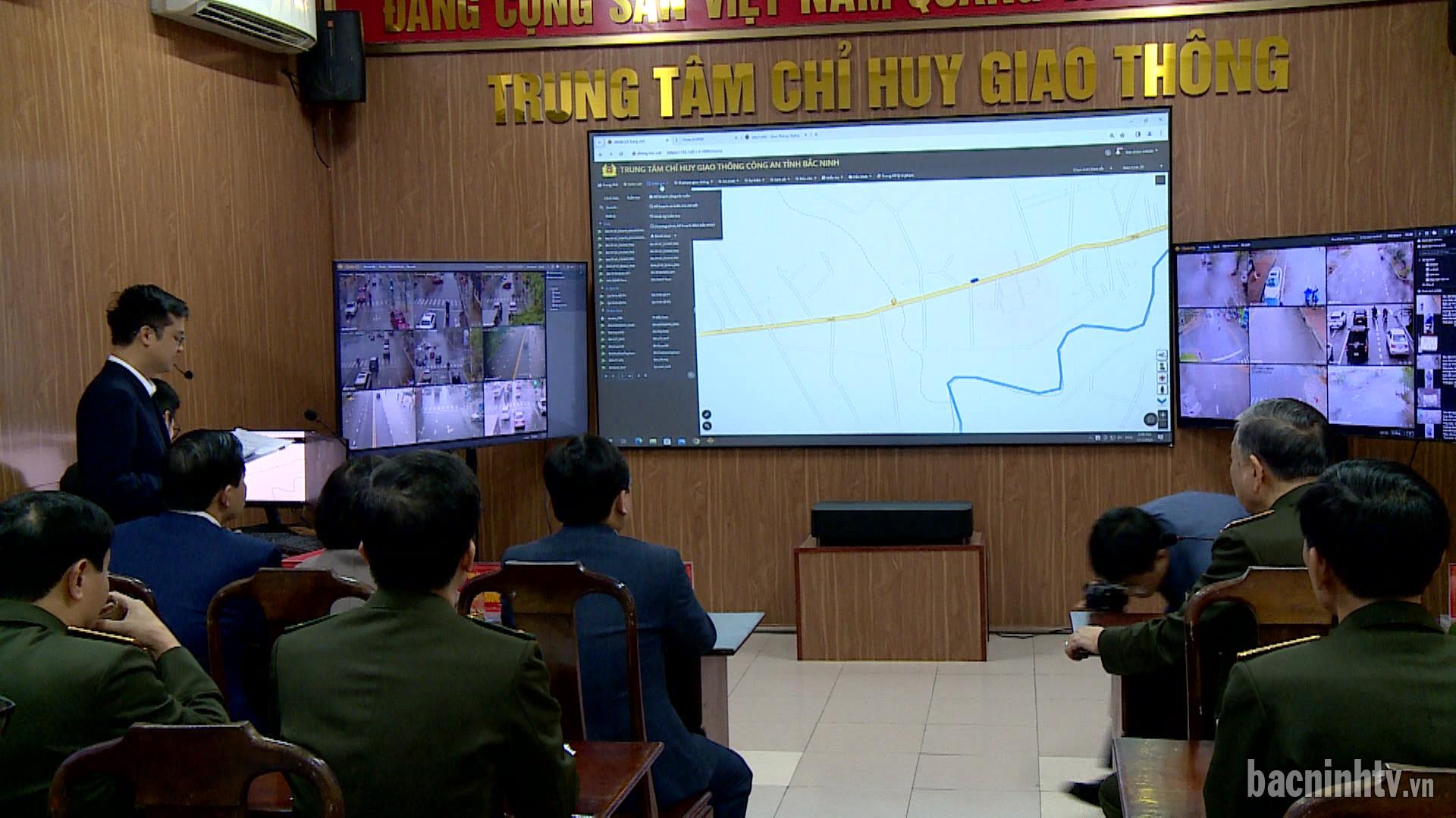Hiệu quả Trung tâm giám sát giao thông tỉnh Bắc Ninh
