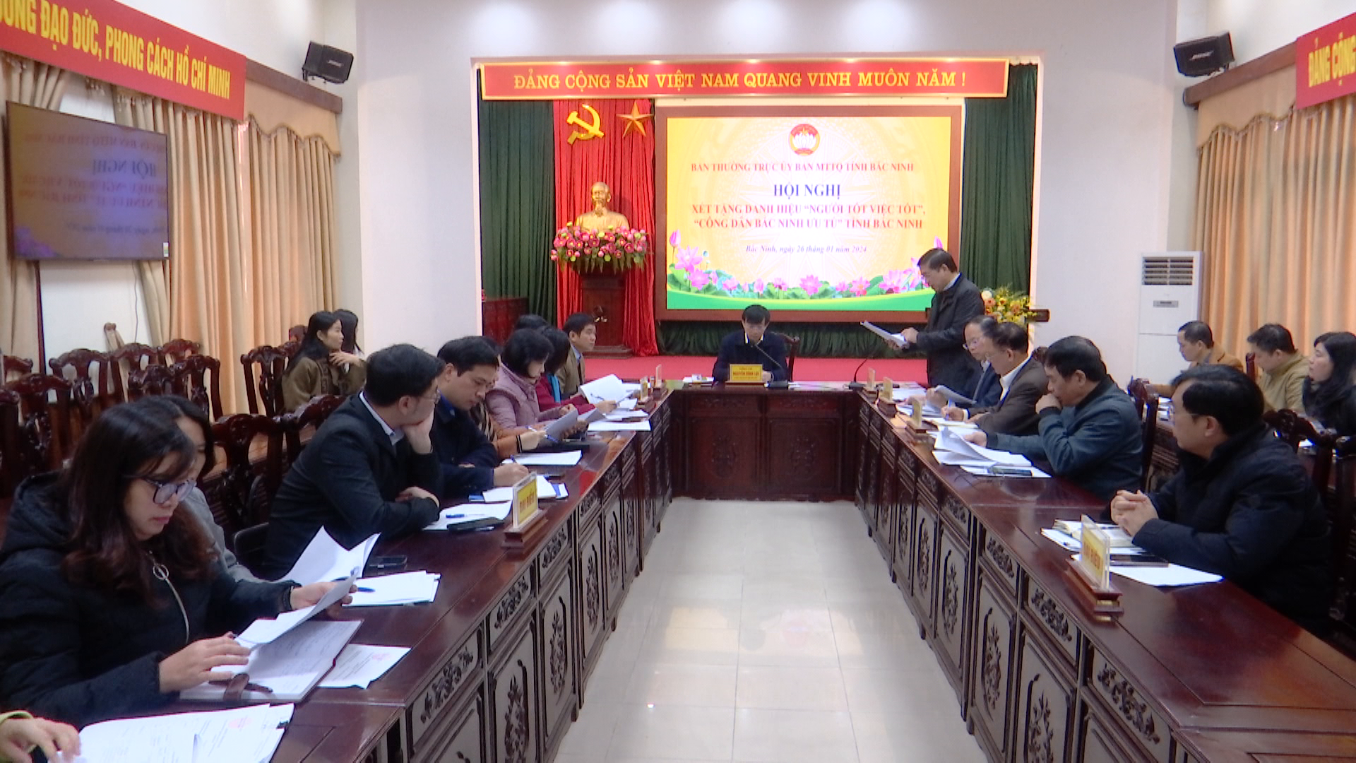 Kiểm tiến độ xét tặng danh hiệu “Người tốt, việc tốt”, “Công dân Bắc Ninh ưu tú”