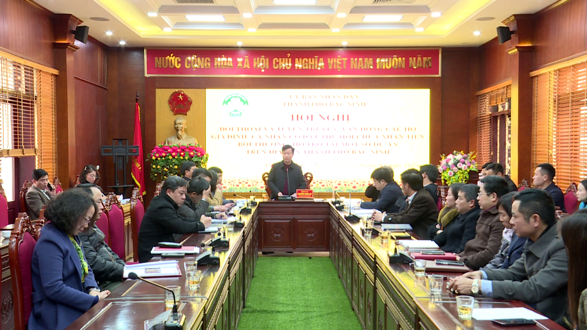 Thành phố Bắc Ninh đối thoại với các hộ dân bị thu hồi đất chưa nhận tiền bồi thường, hỗ trợ
