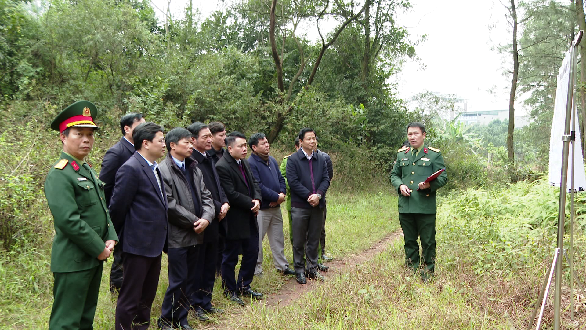 Khảo sát, kiểm tra địa điểm các Dự án xây dựng công trình quốc phòng
