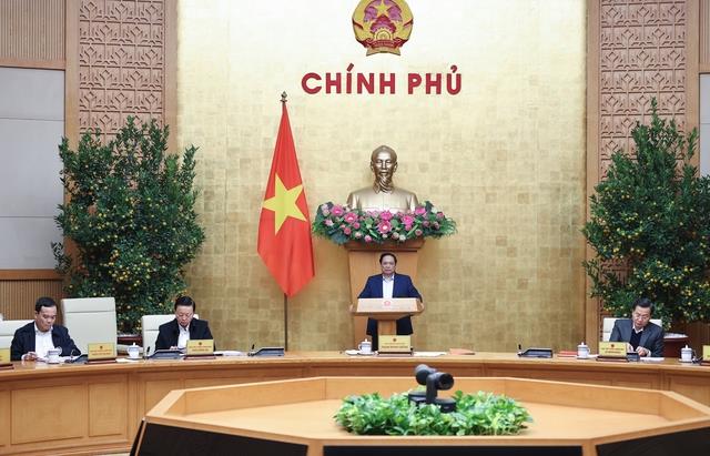 Thủ tướng Phạm Minh Chính: Tập trung thực hiện 10 nhóm nhiệm vụ, giải pháp, tạo khí thế mới, động lực mới, thắng lợi mới