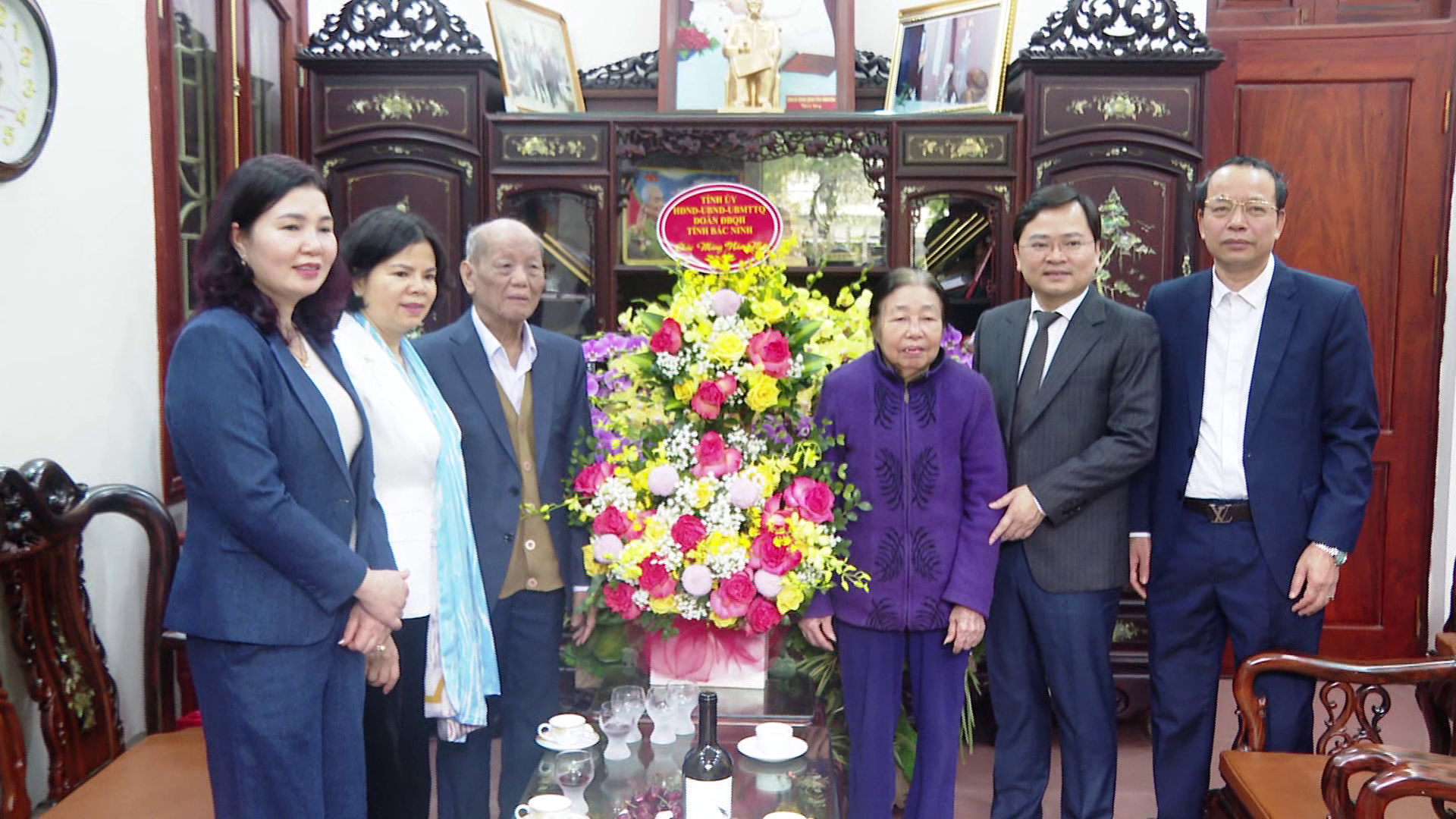 Lãnh đạo tỉnh thăm, chúc tết các đồng chí nguyên Bí thư Tỉnh ủy nhân dịp Tết Nguyên đán Giáp Thìn 2024