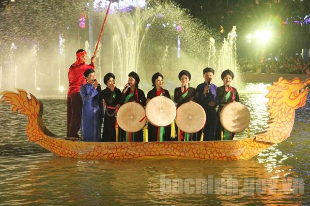 Chương trình hát Dân ca Quan họ tại hồ Nguyên Phi Ỷ Lan dịp Tết Nguyên đán