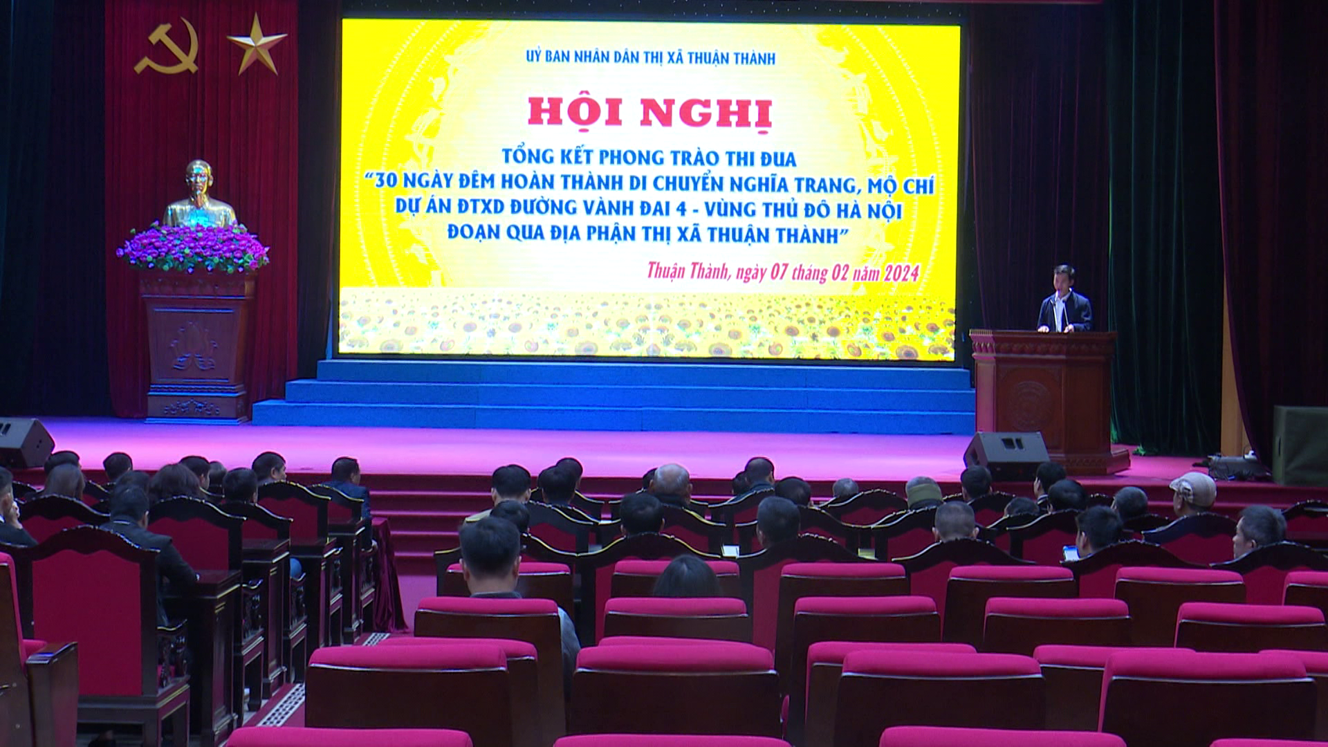 Thuận Thành tổng kết phong trào thi đua “30 ngày đêm hoàn thành di chuyển nghĩa trang, mộ chí”