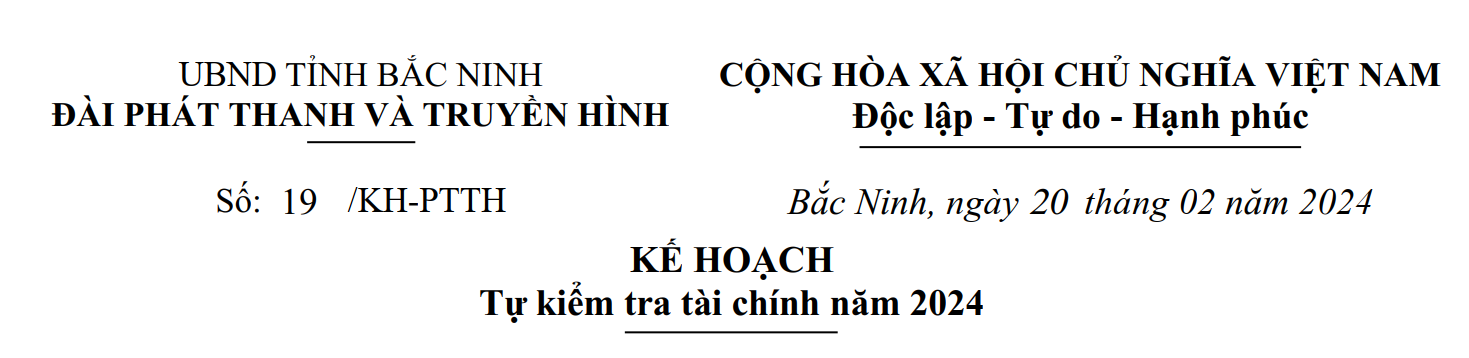 Kế hoạch: Tự kiểm tra tài chính năm 2024