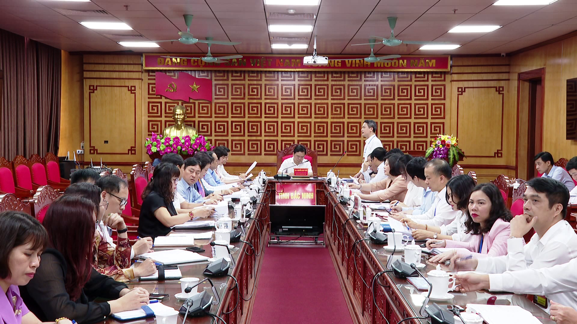 Thường trực Tỉnh uỷ làm việc với Trường Chính trị Nguyễn Văn Cừ