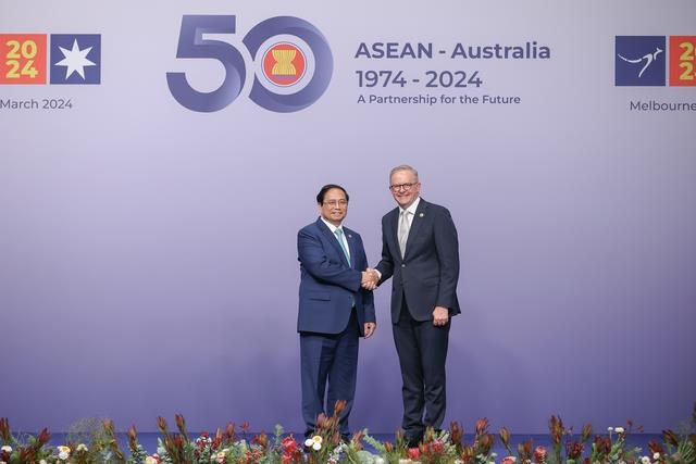 Thủ tướng dự Lễ đón các Trưởng đoàn tham dự Hội nghị Cấp cao ASEAN – Australia