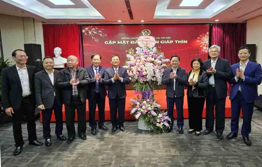 Lãnh đạo tỉnh gặp mặt Hội đồng hương Bắc Ninh tại Hà Nội  nhân dịp đầu xuân Giáp Thìn