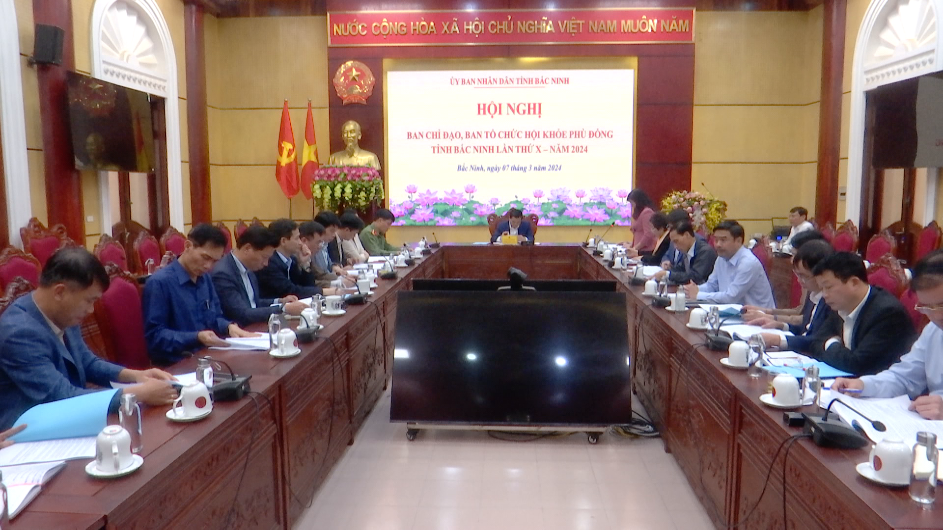 Họp Ban Tổ chức Hội khỏe Phù Đổng tỉnh Bắc Ninh lần thứ X năm 2024