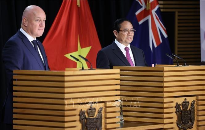 Thúc đẩy hợp tác Việt Nam - New Zealand trên tất cả các lĩnh vực
