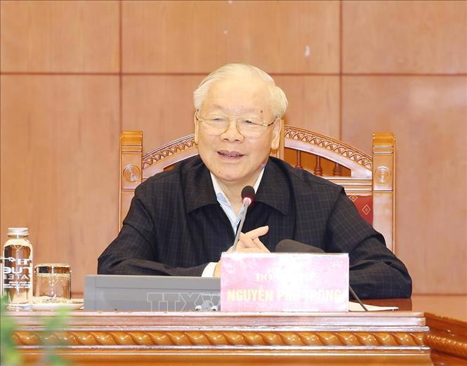Tổng Bí thư Nguyễn Phú Trọng: Phải "có con mắt tinh đời" trong việc đánh giá, giới thiệu, lựa chọn nhân sự Đại hội Đảng XIV