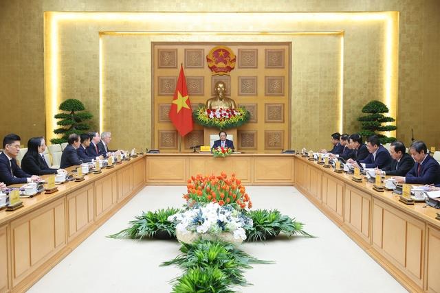 Thủ tướng Phạm Minh Chính tiếp đại diện 60 tập đoàn hàng đầu của Hoa Kỳ
