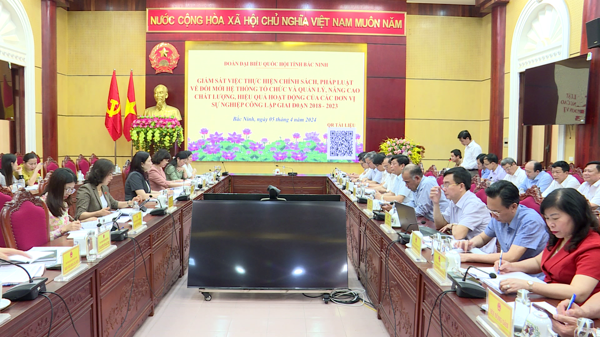 Đoàn ĐBQH tỉnh giám sát thực hiện chính sách, pháp luật về hoạt động các đơn vị sự nghiệp công lập giai đoạn 2018 - 2023