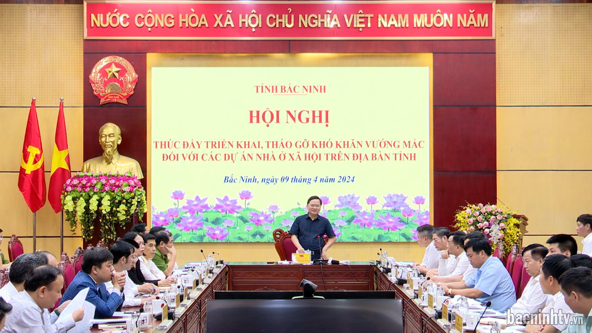Thúc đẩy, tháo gỡ khó khăn vướng mắc đối với các dự án nhà ở xã hội trên địa bàn tỉnh