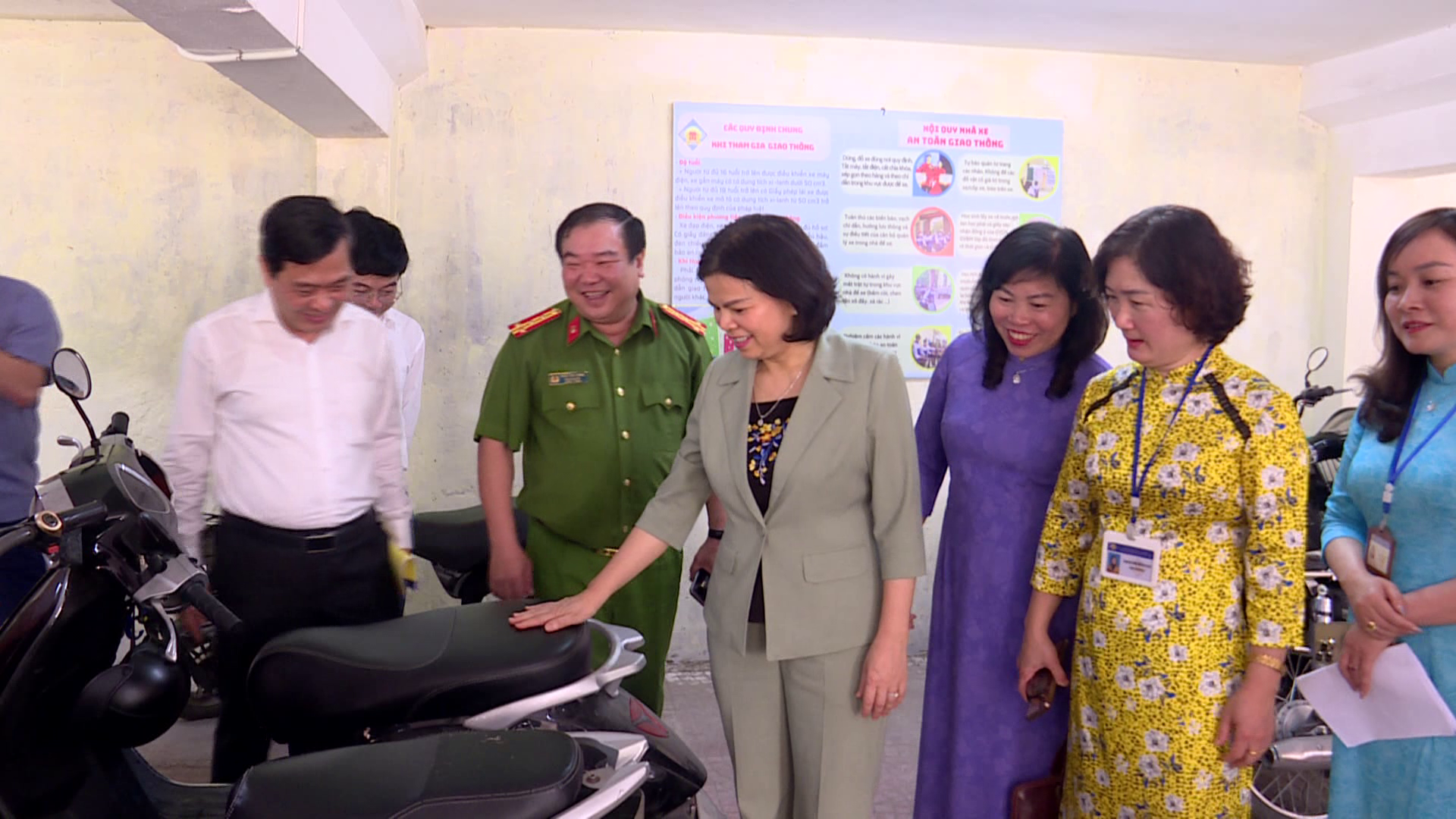Ra mắt mô hình thí điểm “nhà xe học sinh, sinh viên an toàn giao thông”
