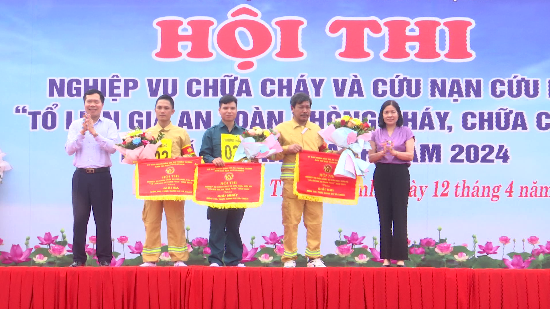 Thuận thành khai mạc Hội thi nghiệp vụ chữa cháy và cứu nạn cứu hộ 2024
