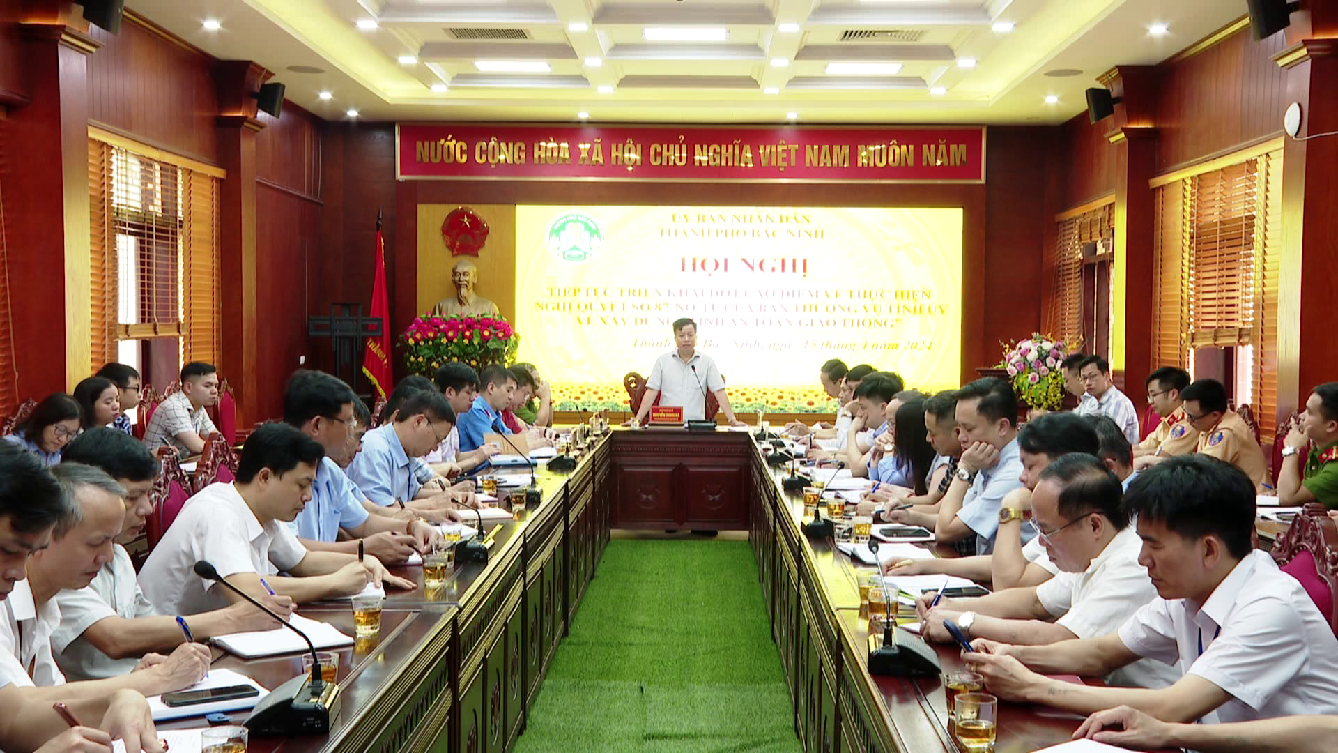 Thành phố Bắc Ninh sơ kết 1 năm xây dựng thành phố ATGT