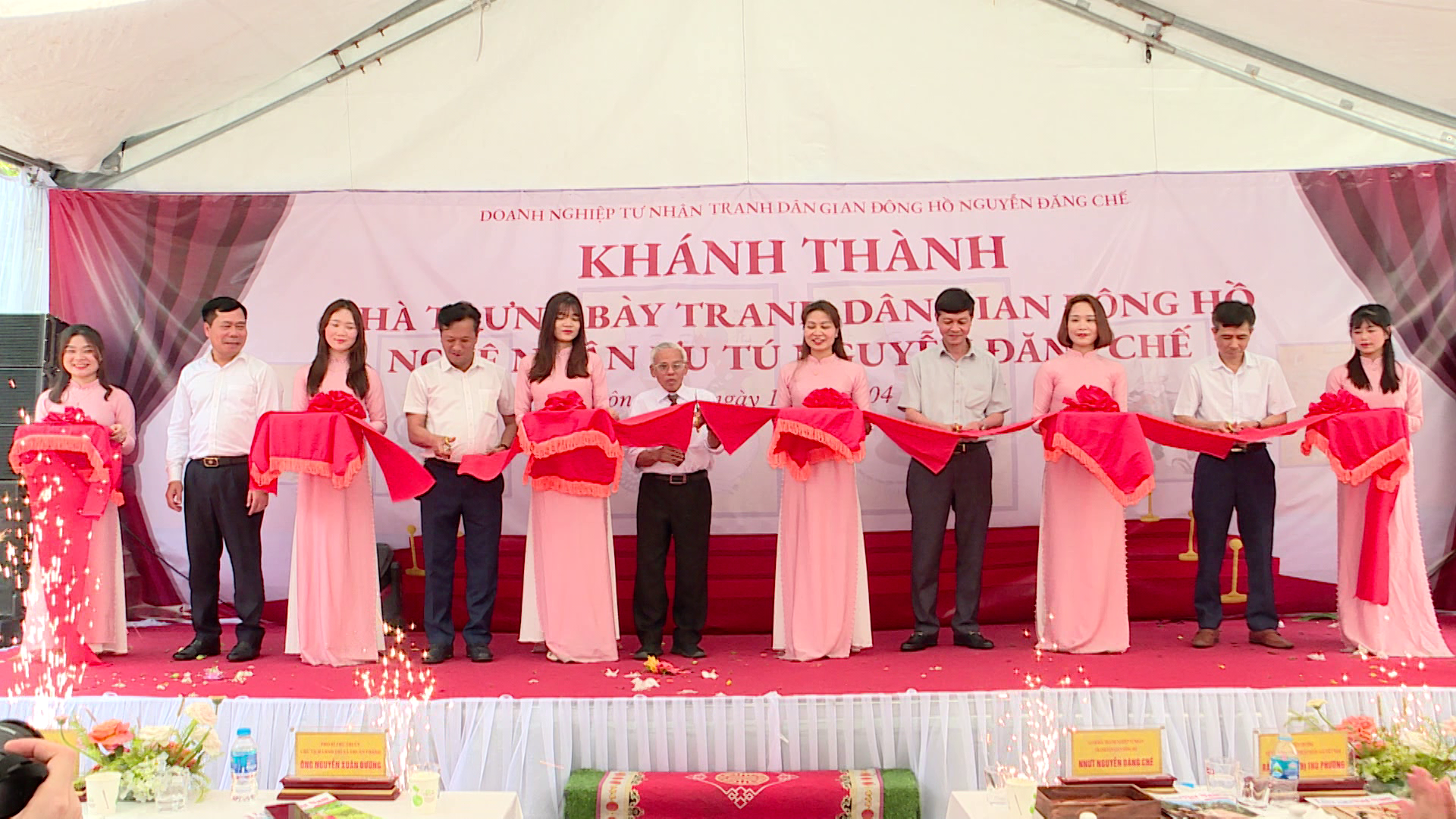 Khánh thành Nhà trưng bày Tranh dân gian Đông Hồ Nguyễn Đăng Chế   