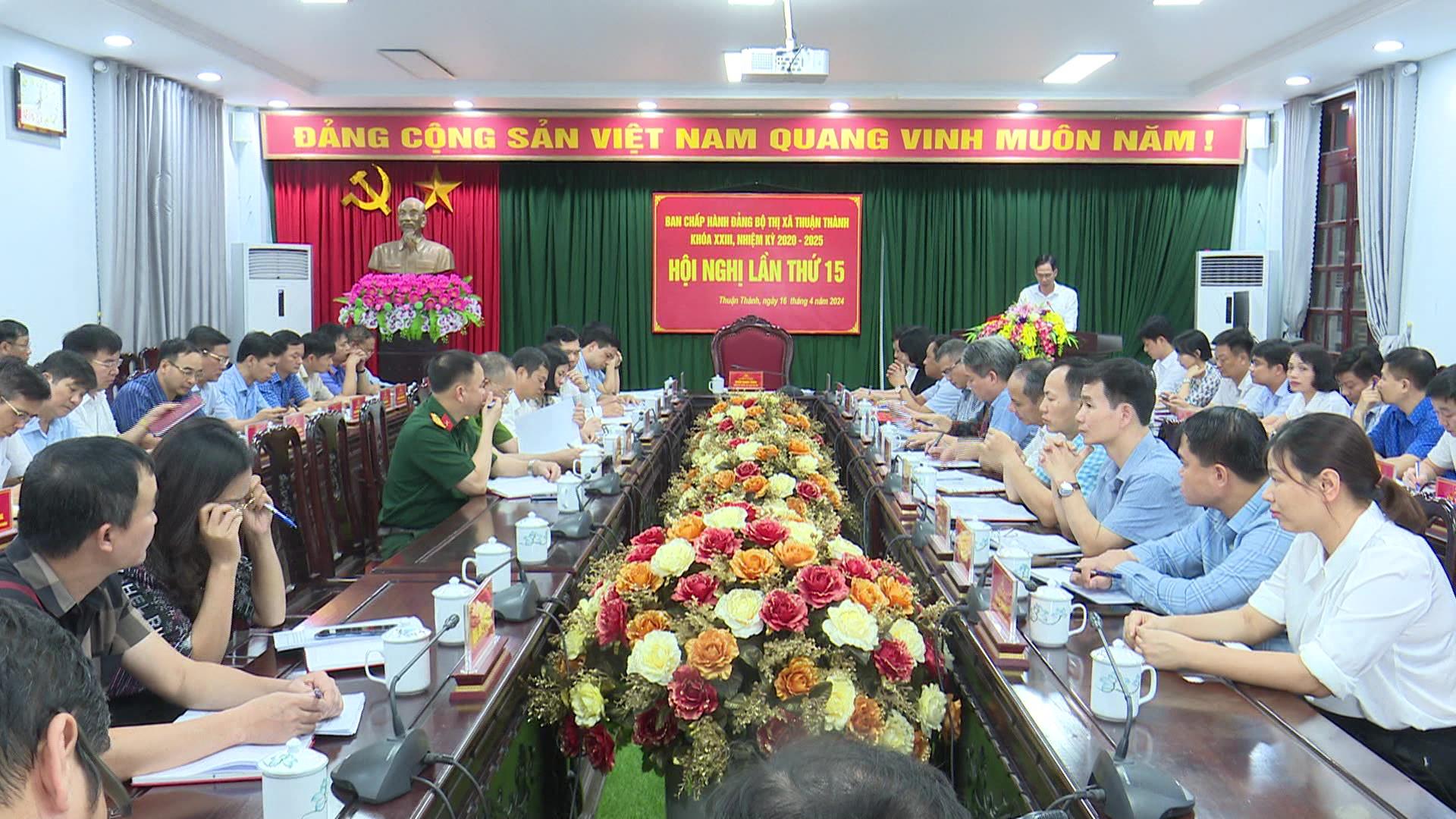 Thị xã Thuận Thành triển khai nhiệm vụ quý II/2024