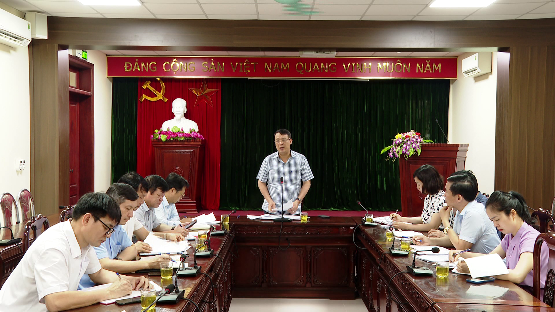 Chuẩn bị các hoạt động kỷ niệm 70 năm Ngày thành lập Đảng ủy Khối các Cơ quan và Doanh nghiệp tỉnh Bắc Ninh