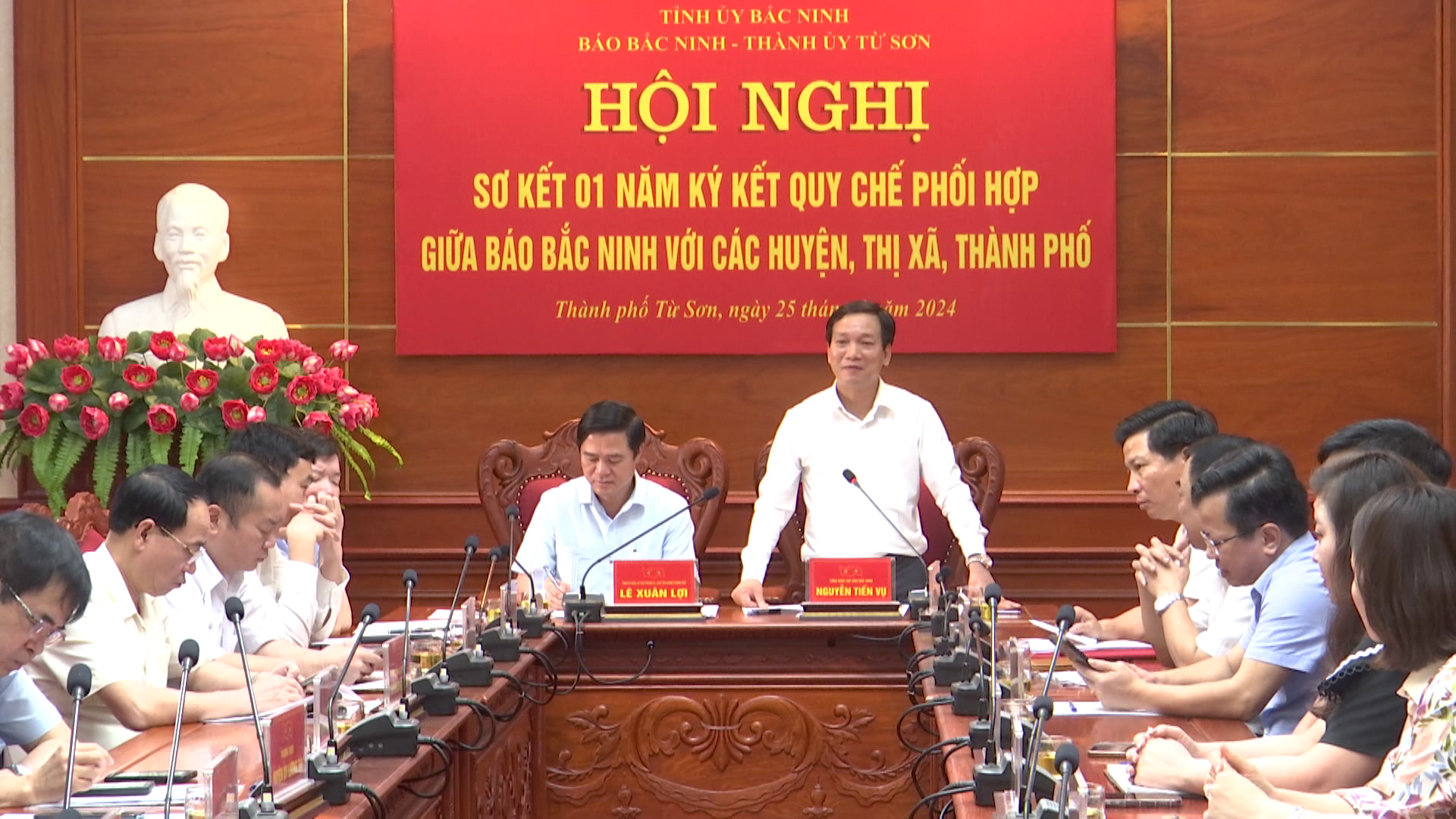 Sơ kết 1 năm thực hiện Quy chế phối hợp giữa Báo Bắc Ninh và các địa phương 