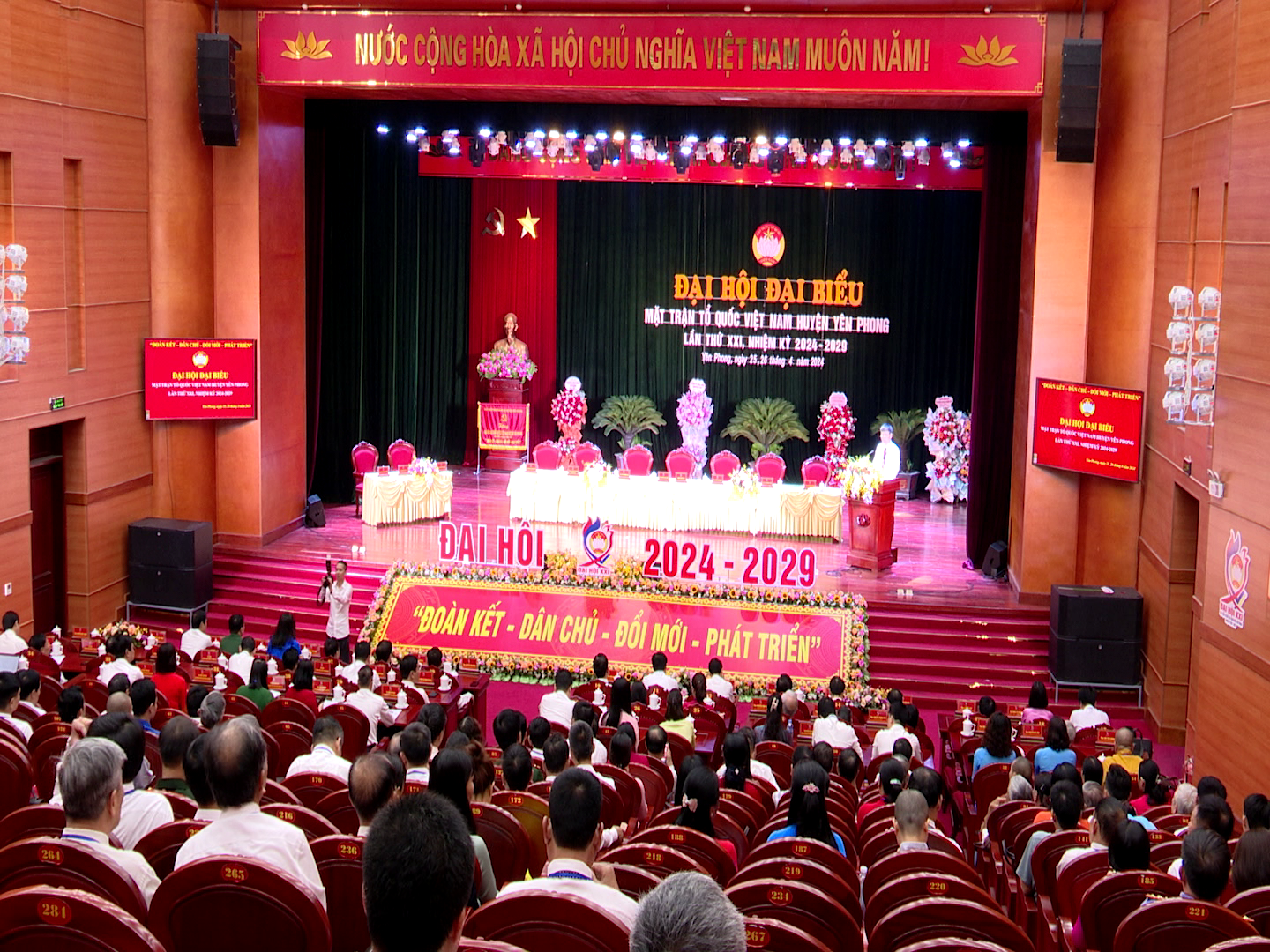 Đại hội Đại biểu Ủy ban MTTQ huyện Yên Phong lần thứ XXI, Nhiệm kỳ 2024 - 2029