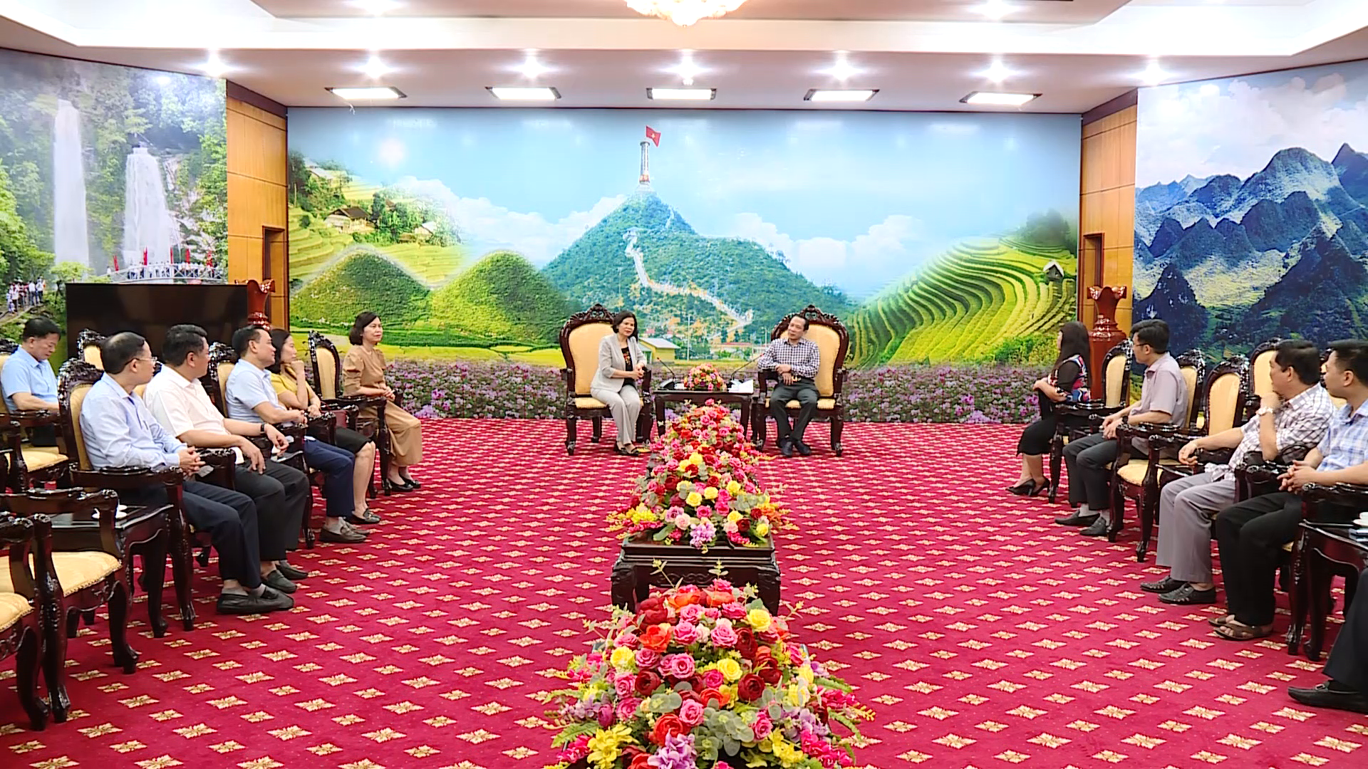 Đoàn công tác tỉnh Bắc Ninh thăm, làm việc tại tỉnh Hà Giang