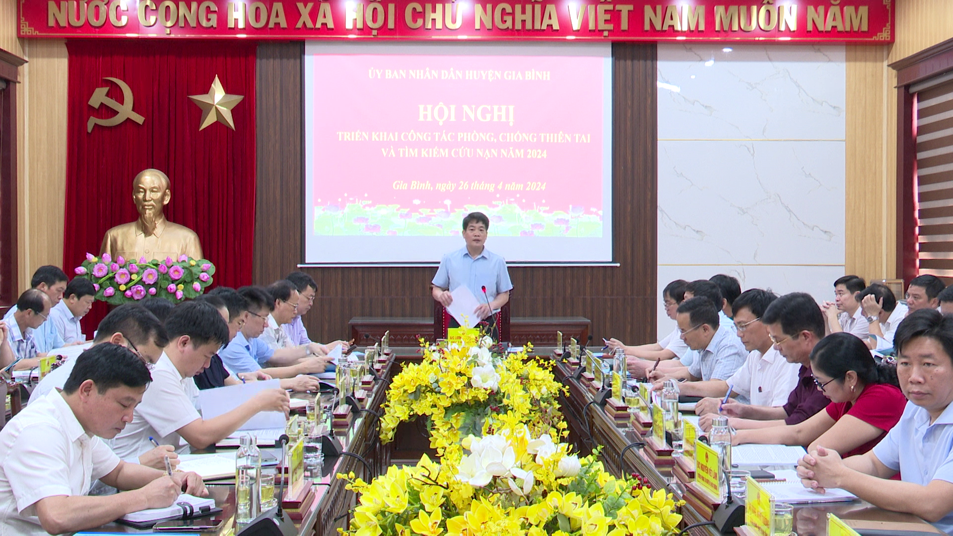 Gia Bình triển khai kế hoạch PCTT&TKCN năm 2024            