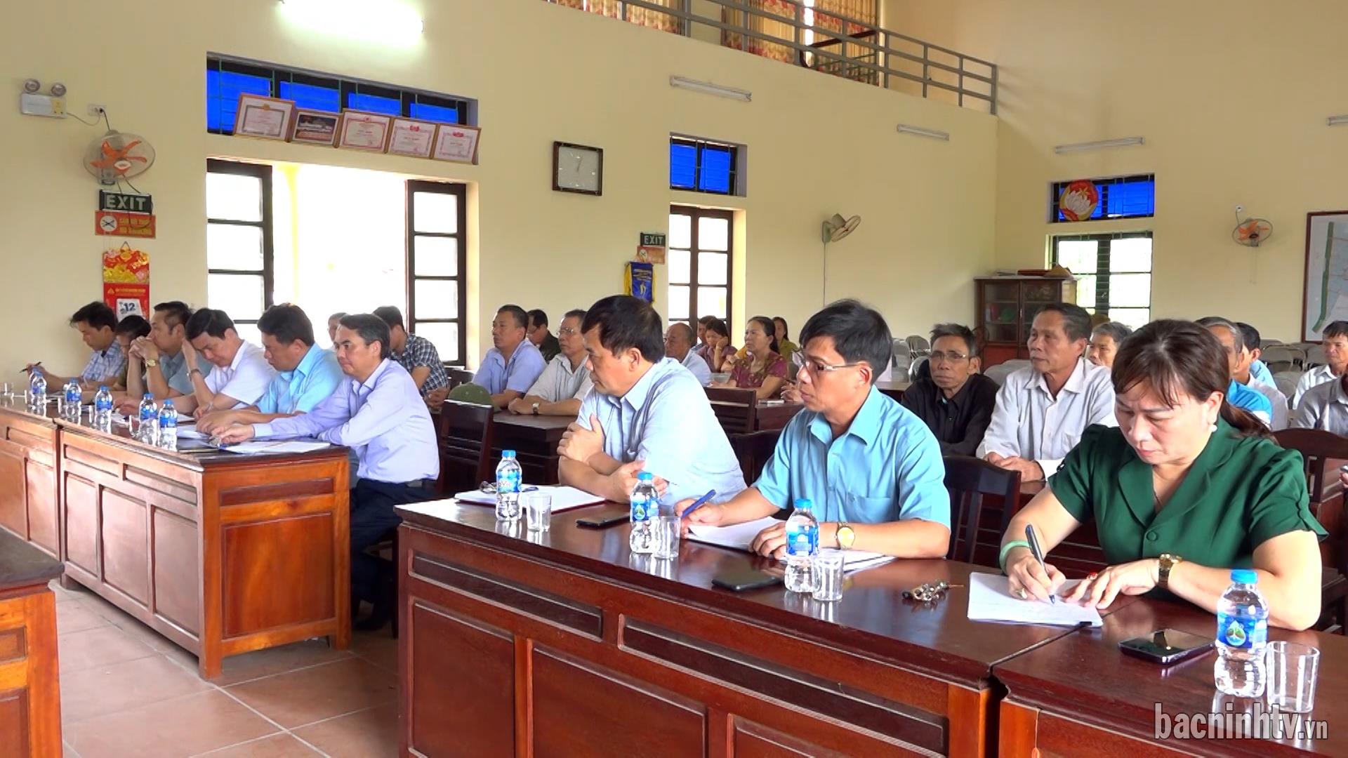 Trưởng Ban Nội chính Tỉnh uỷ dự sinh hoạt Chi bộ thôn Nhị Trai,  xã Trừng Xá, Lương Tài