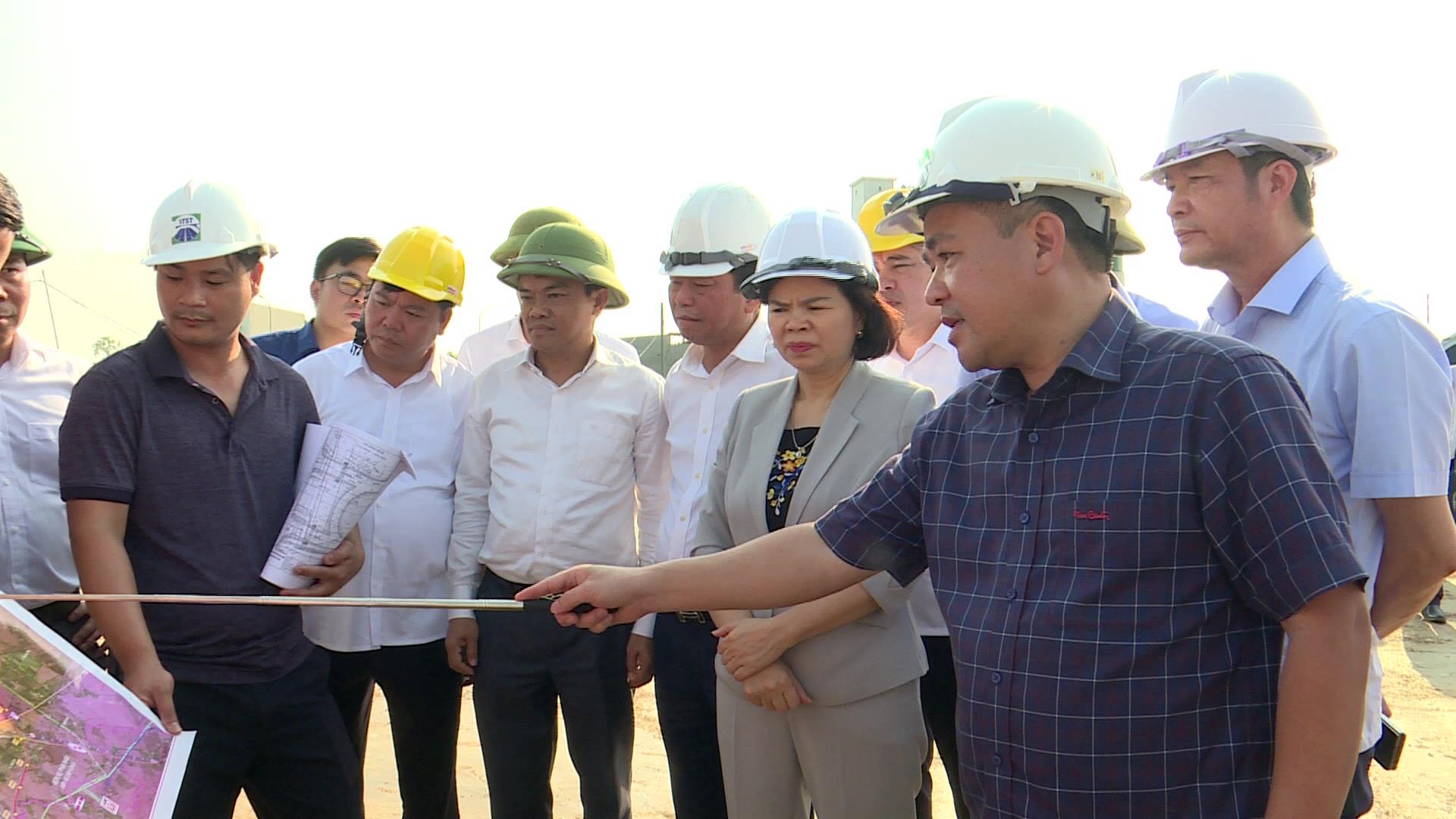 Chủ tịch UBND tỉnh kiểm tra tiến độ dự án Vành đai 4- Vùng Thủ đô        